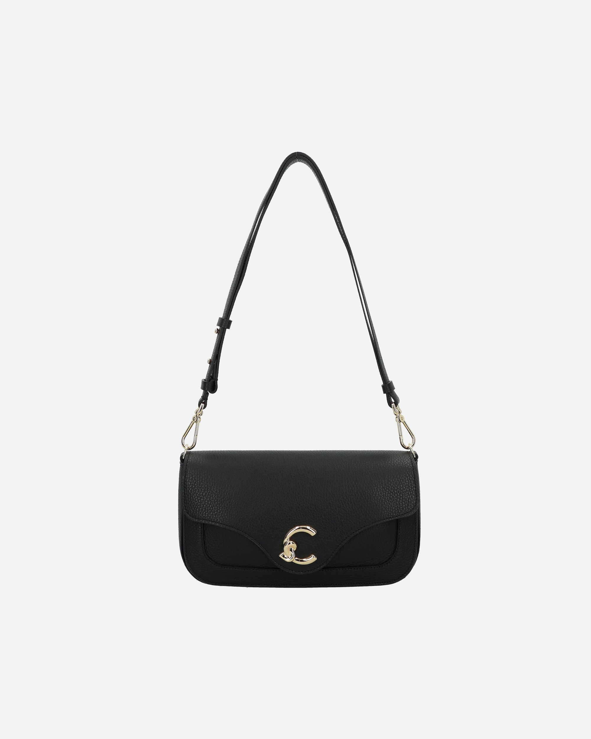 Clutch für Weiblich Coccinelle C-Me Schultertasche noir