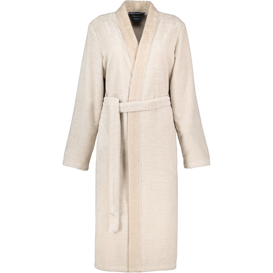 Cawö Bademäntel Damen Kimono Two-Tone 6431 natur - 33 S
