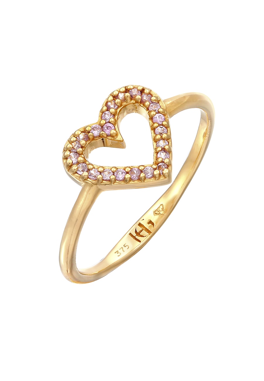 Haze & Glory Herz - I heart you 375 Gelbgold 54 Damen