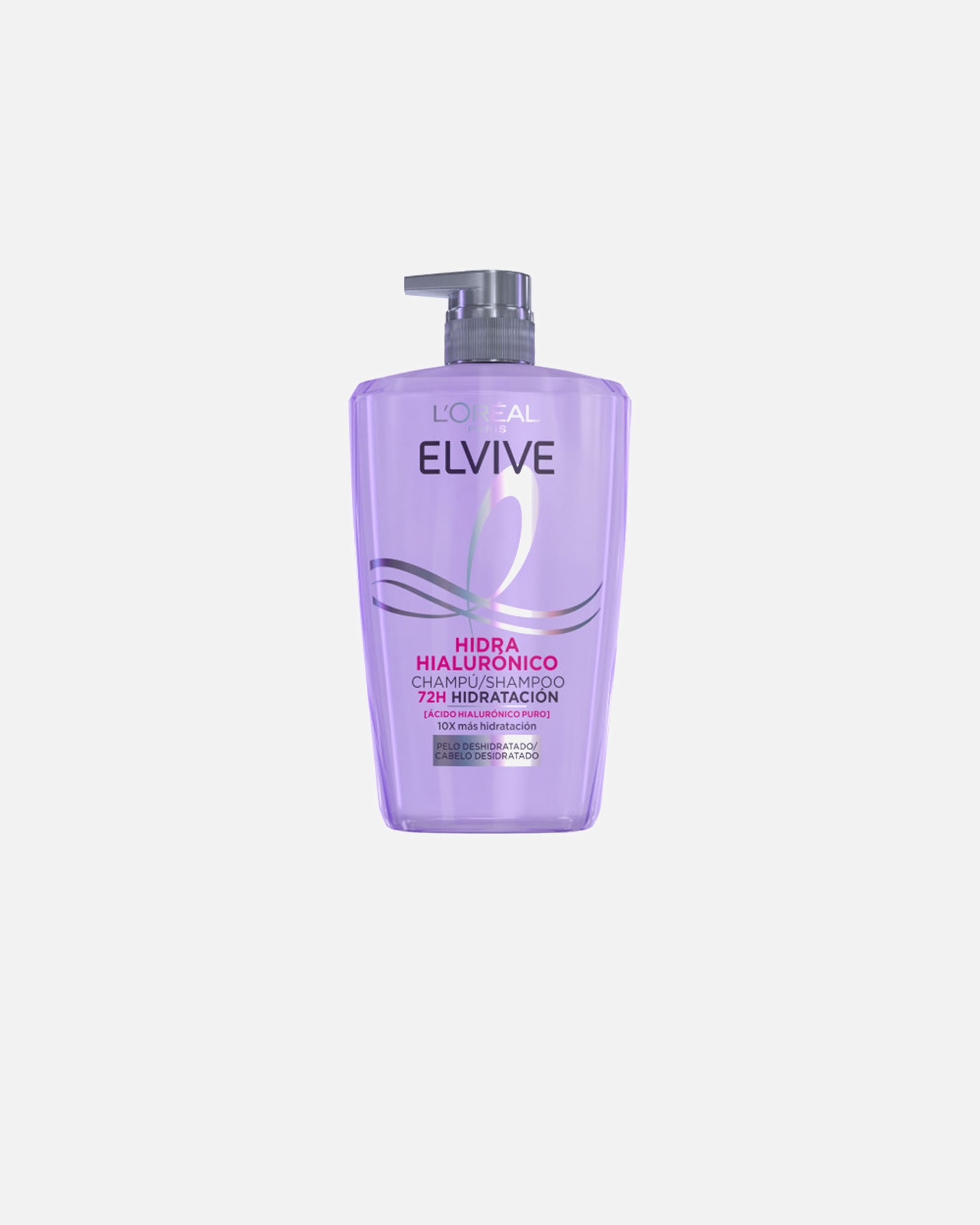 Shampoo für Unisex L’Oréal Paris ELVIVE HYDRA HYALURONIC Shampoo 72h Feuchtigkeit 1000 ml