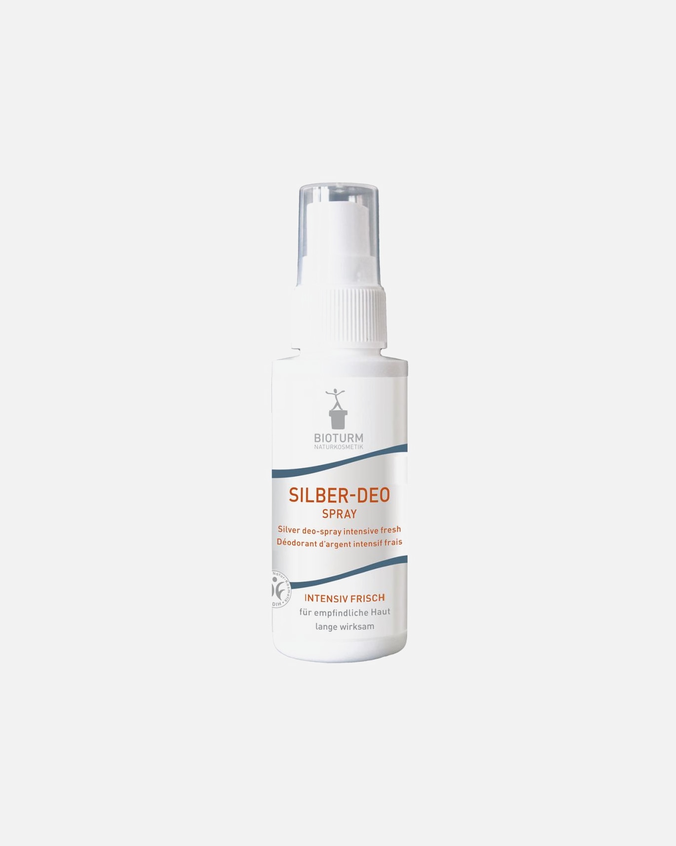 Deodorant für Unisex Bioturm Silber - Deo Spray frisch 50 ml
