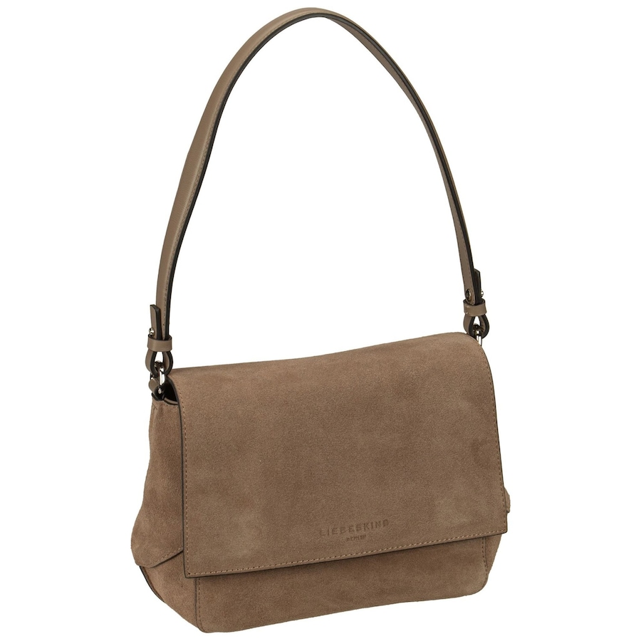 Liebeskind Handtasche Lilly CB M Suede Neutral Gray Braun Damen