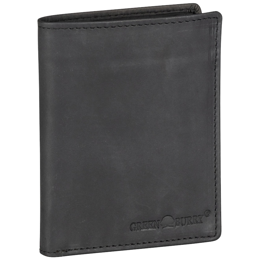 Greenburry Geldbörse Vintage 1701 RFID Black Schwarz Herren