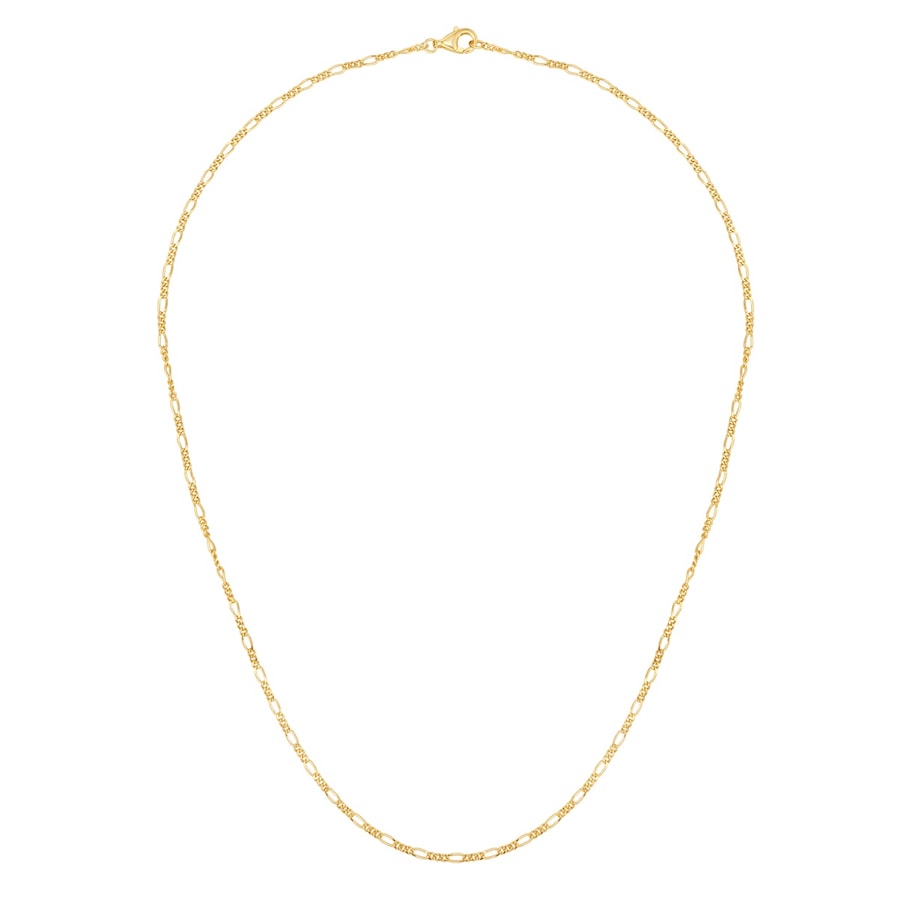 Rafaela Donata Halskette aus Sterling Silber in Gelbgold 50 cm Damen