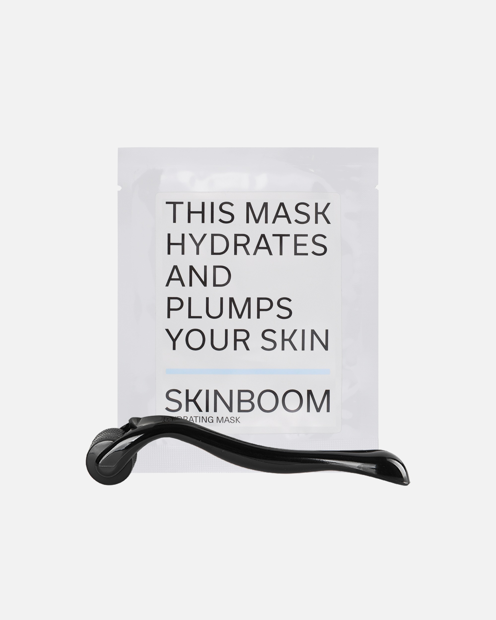 für Unisex SKINBOOM Hydrating Mask mit 540 Needle Dermaroller 1 Stück + Roller