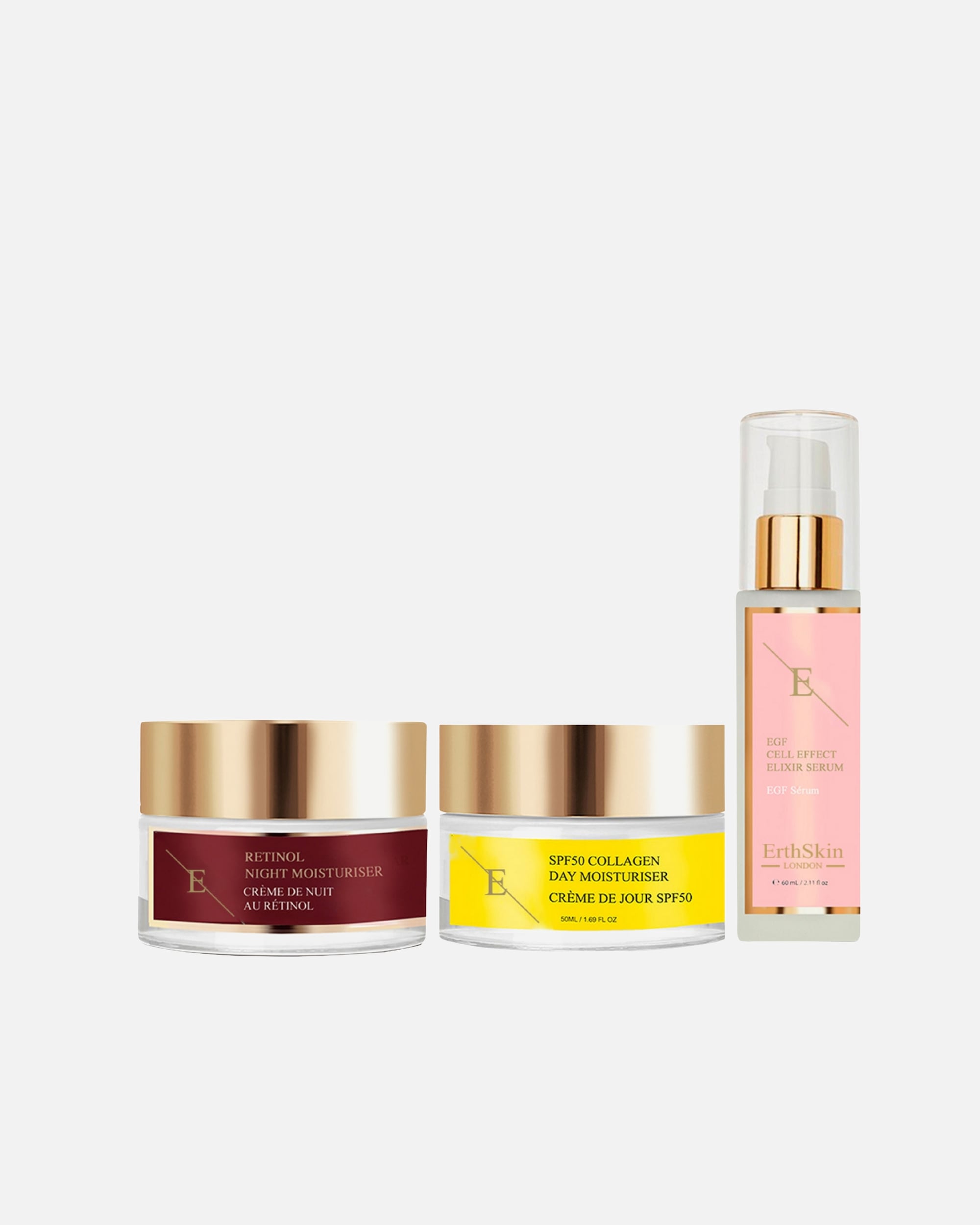 Gesichtspflegeset für Weiblich ErthSkin London Tag & Nacht Collagen Repair Set 1 Stück Stück