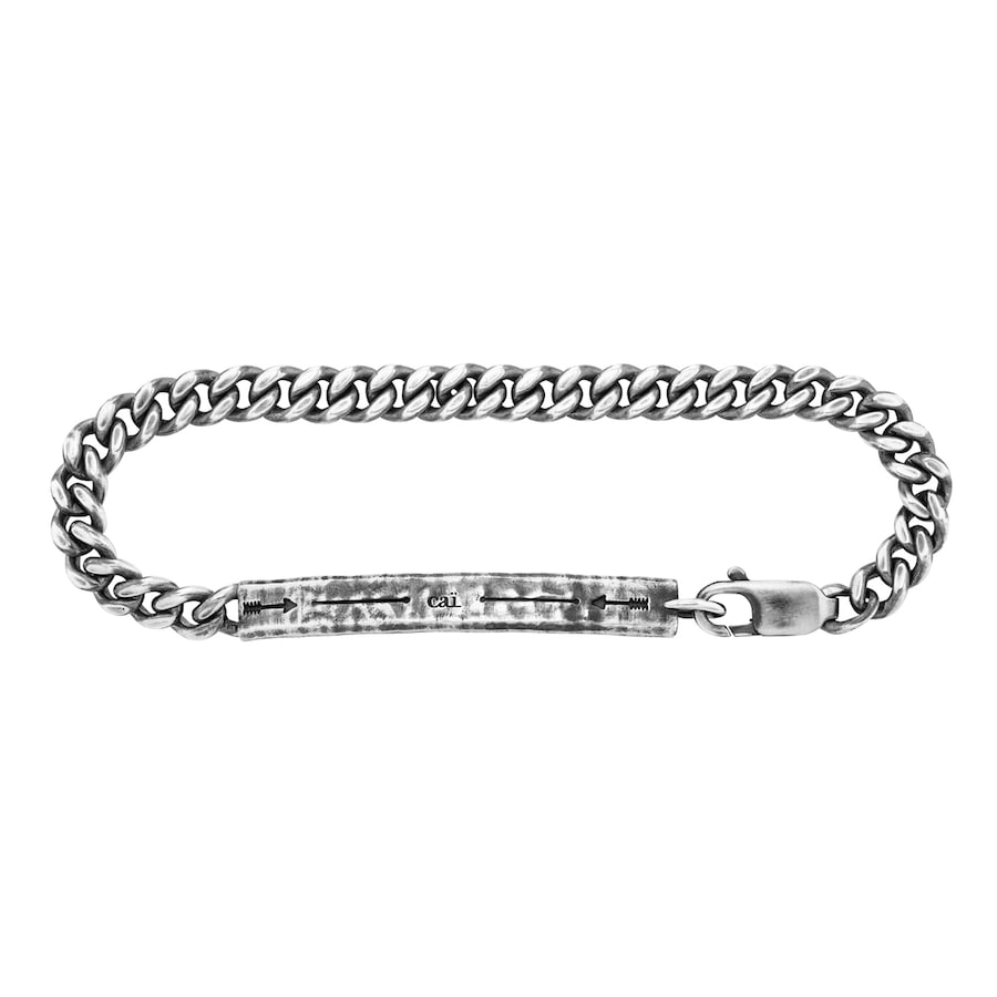 caï Armband 925/- Sterling Silber ohne Stein 21cm Herren