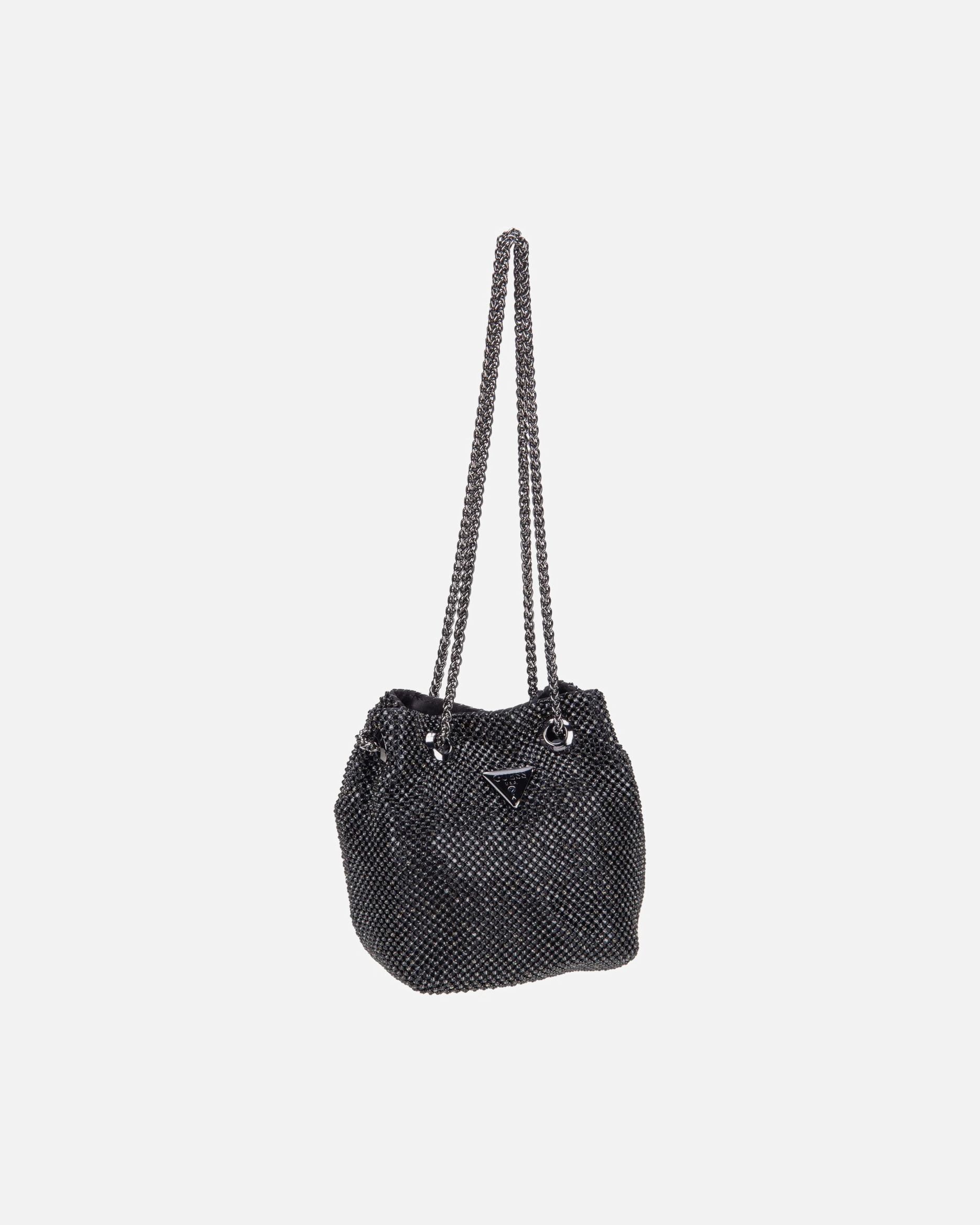 Umhängetasche für Weiblich Guess Beuteltasche Zalina Black