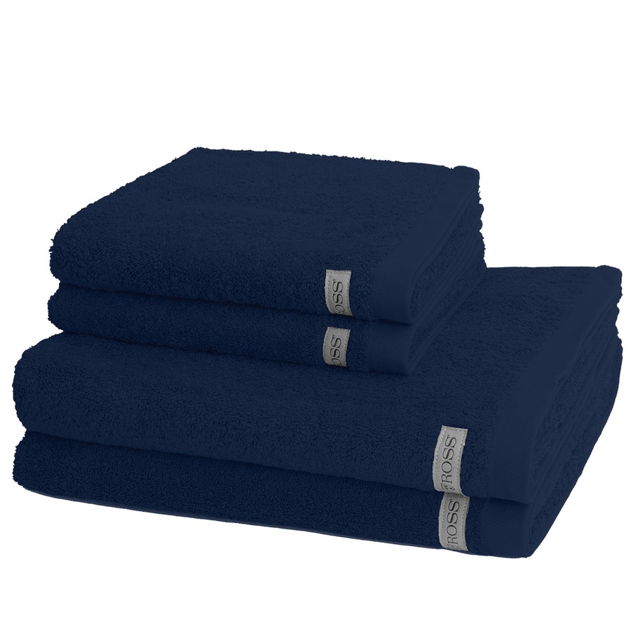 ROSS Handtuch-Set Sinfonie (4-teilig) Denim Grau