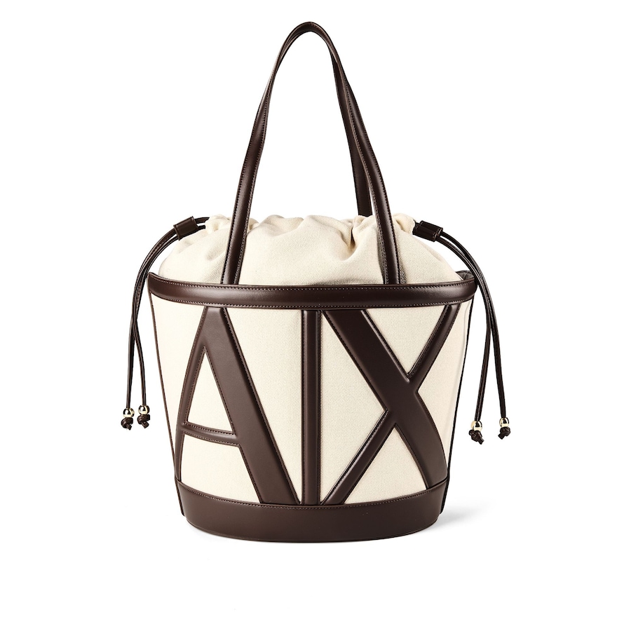 Armani Exchange Marisol Shopper natur dunkelbraun Braun Damen