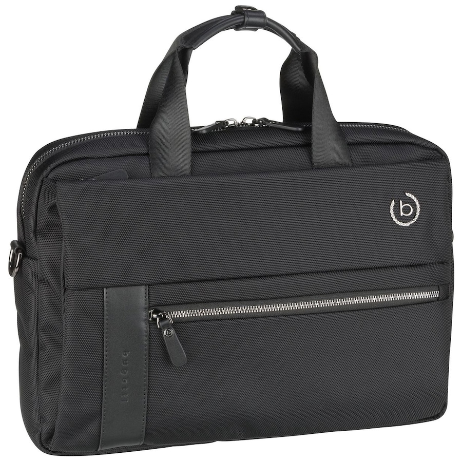 Bugatti Aktentasche Nero Workbag Medium Schwarz Herren