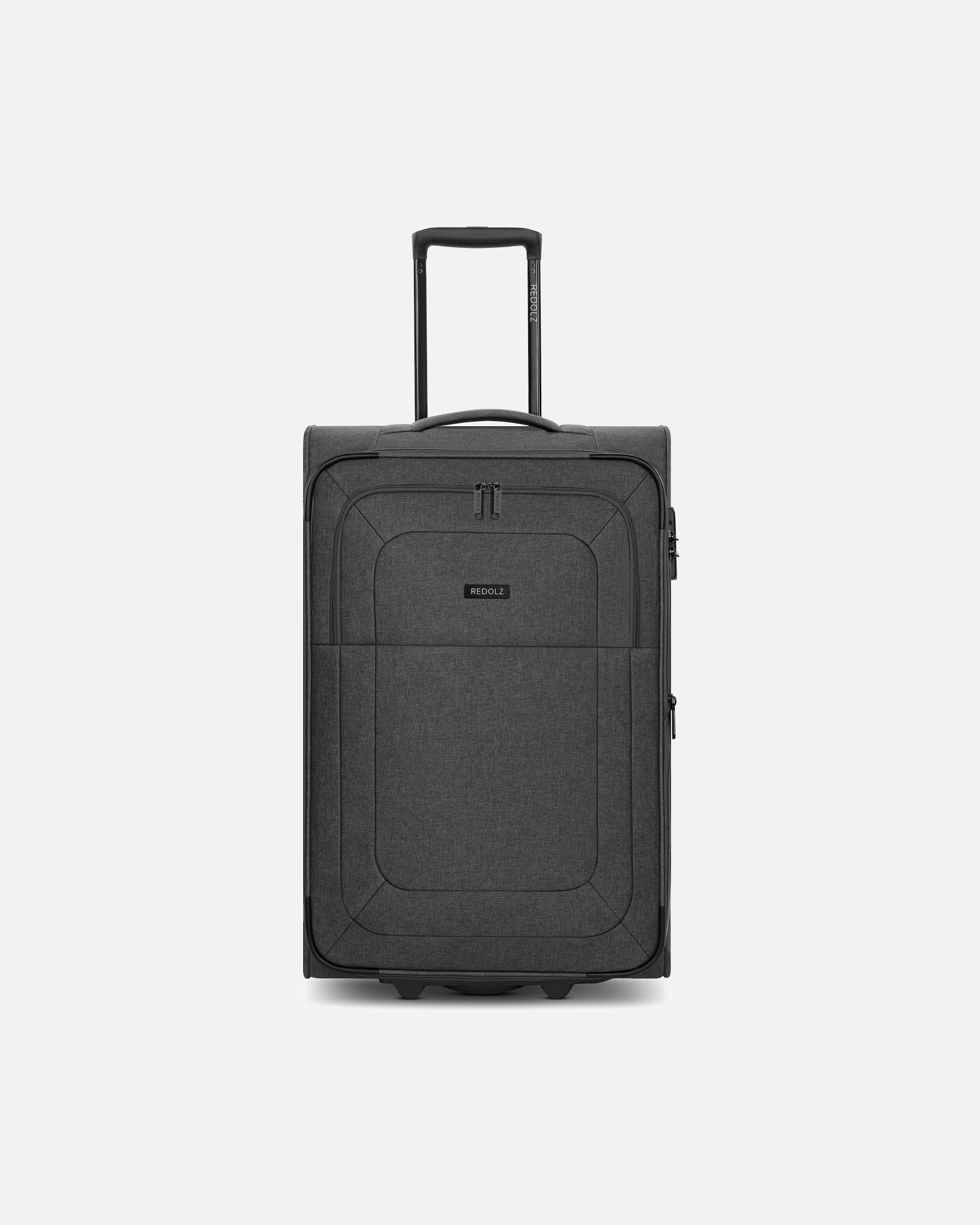 Trolley für Männlich Redolz Essentials 12 2 Rollen Trolley M 67 cm mit Dehnfalte black