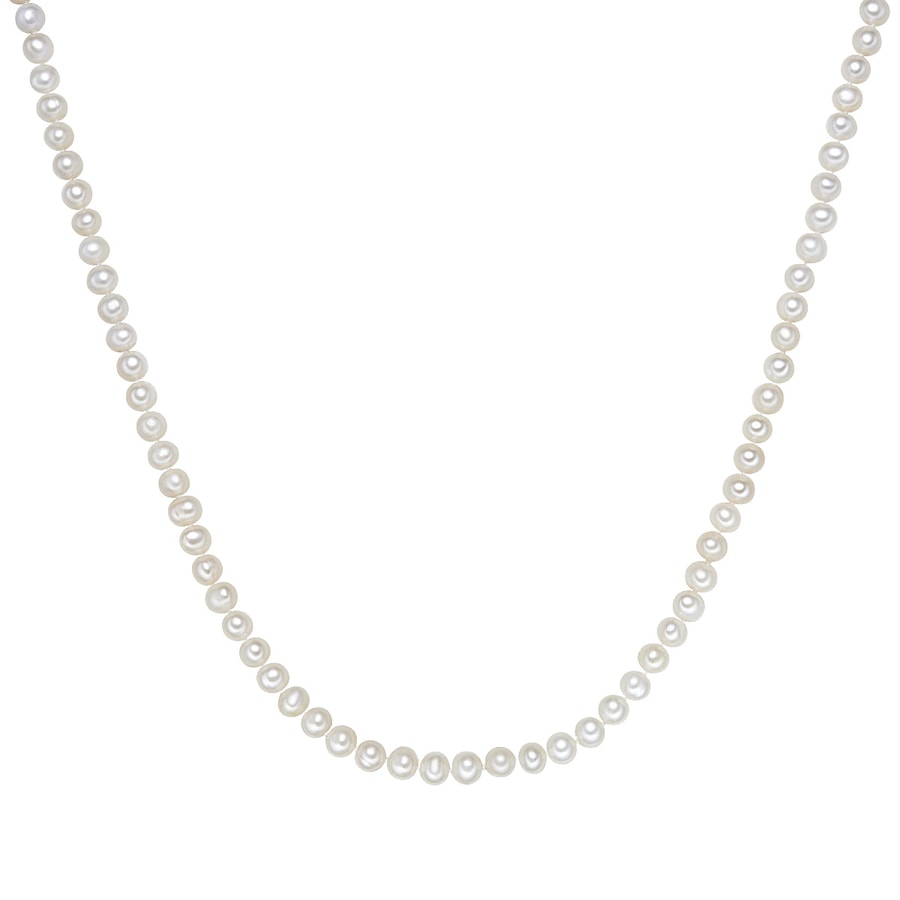Valero Pearls Perlen-Kette aus Sterling Silber in silber mit Süßwasser-Zuchtperle 90,0 cm Damen