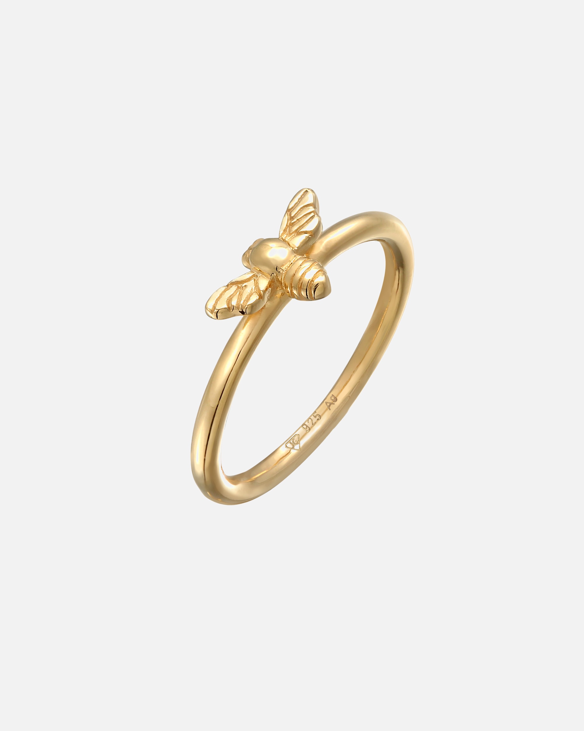 Ring für Weiblich Elli Biene Honigbiene Tier 925 Silber 54