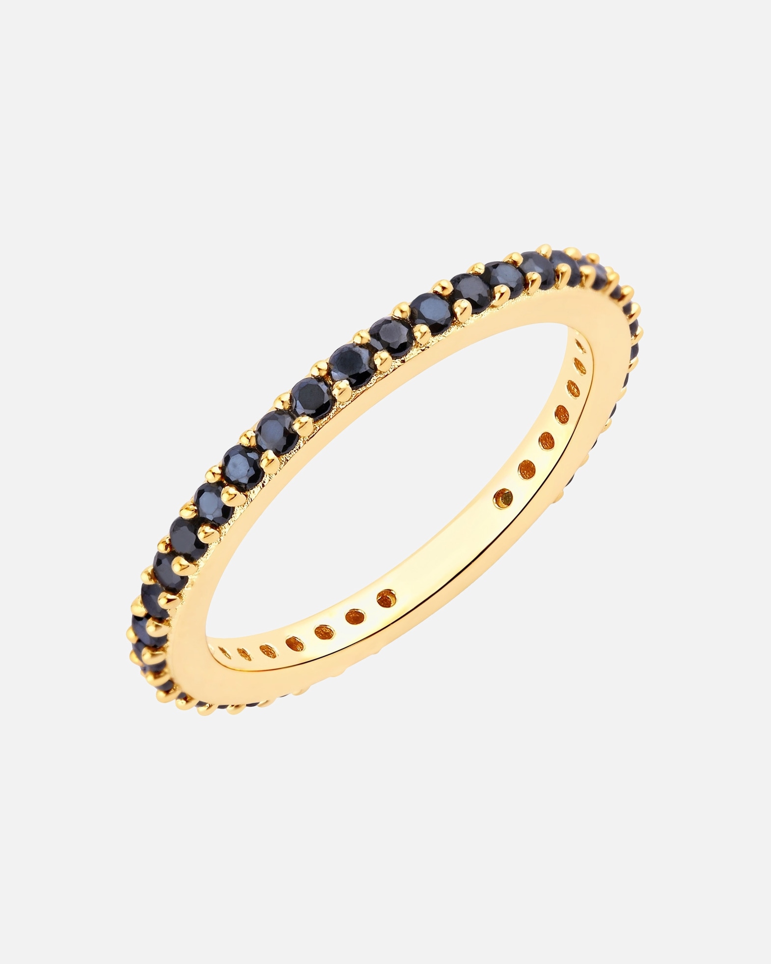 Ring für Weiblich Rafaela Donata Ring aus Sterling Silber in Gelbgold mit Spinell 50