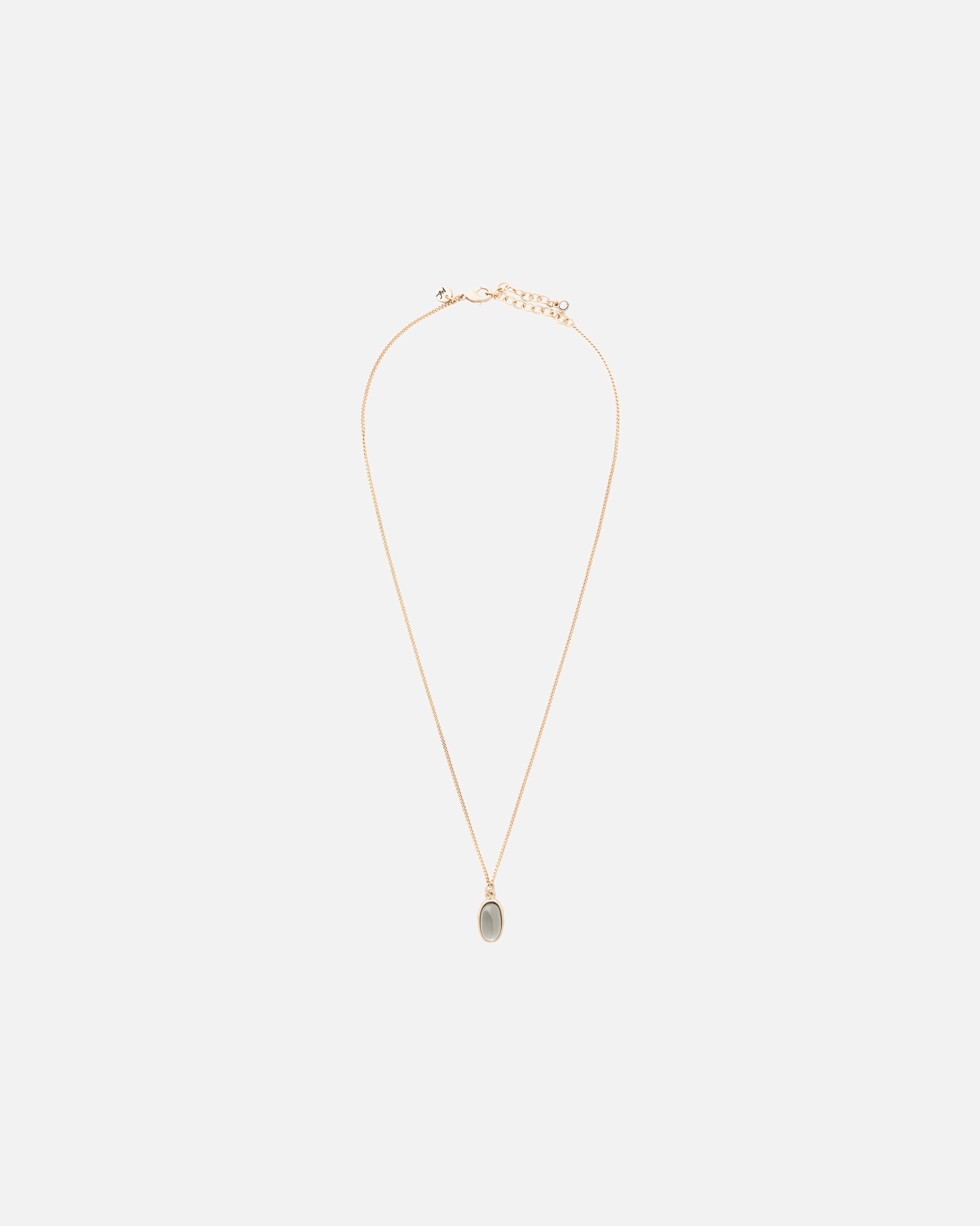 Halskette für Weiblich A&C Oslo – Nordic Design Jewellery Default Brand Line Kette Mit Anhänger 'Liquid' gold