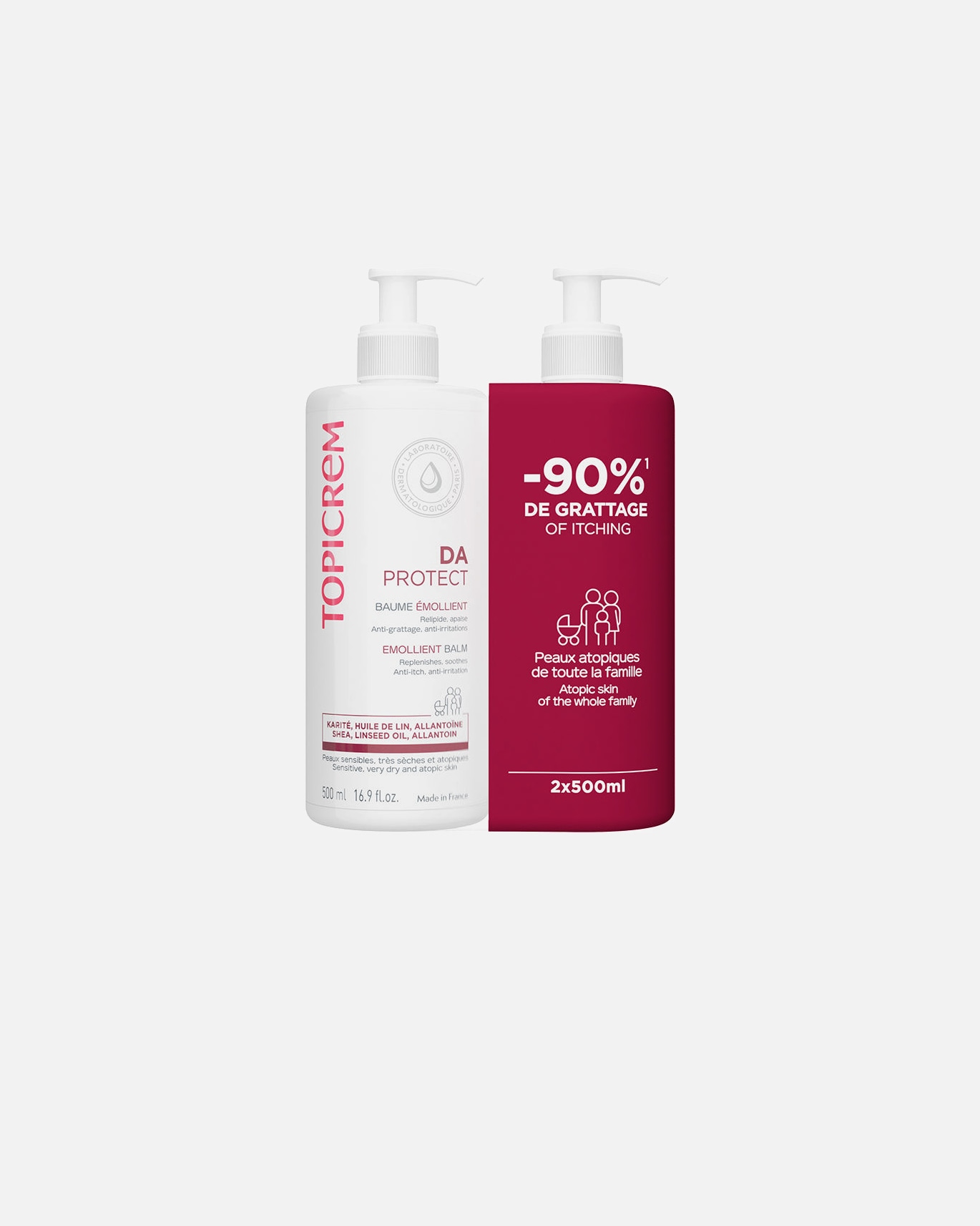 Körpercreme für Unisex Topicrem DA erweichende Balsampackung 1 Stück