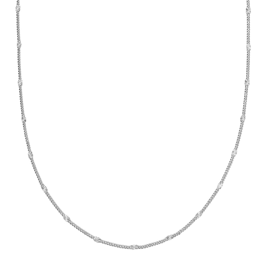 Glanzstücke München Halskette aus Sterling Silber in silber 40,0 cm Basiskette + 5,0 Verlängerung Damen