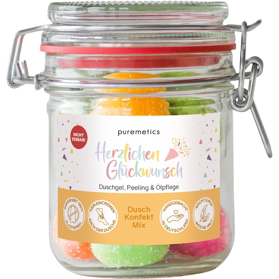 puremetics Dusch-Konfekt Herzlichen Glückwunsch 200 g Damen