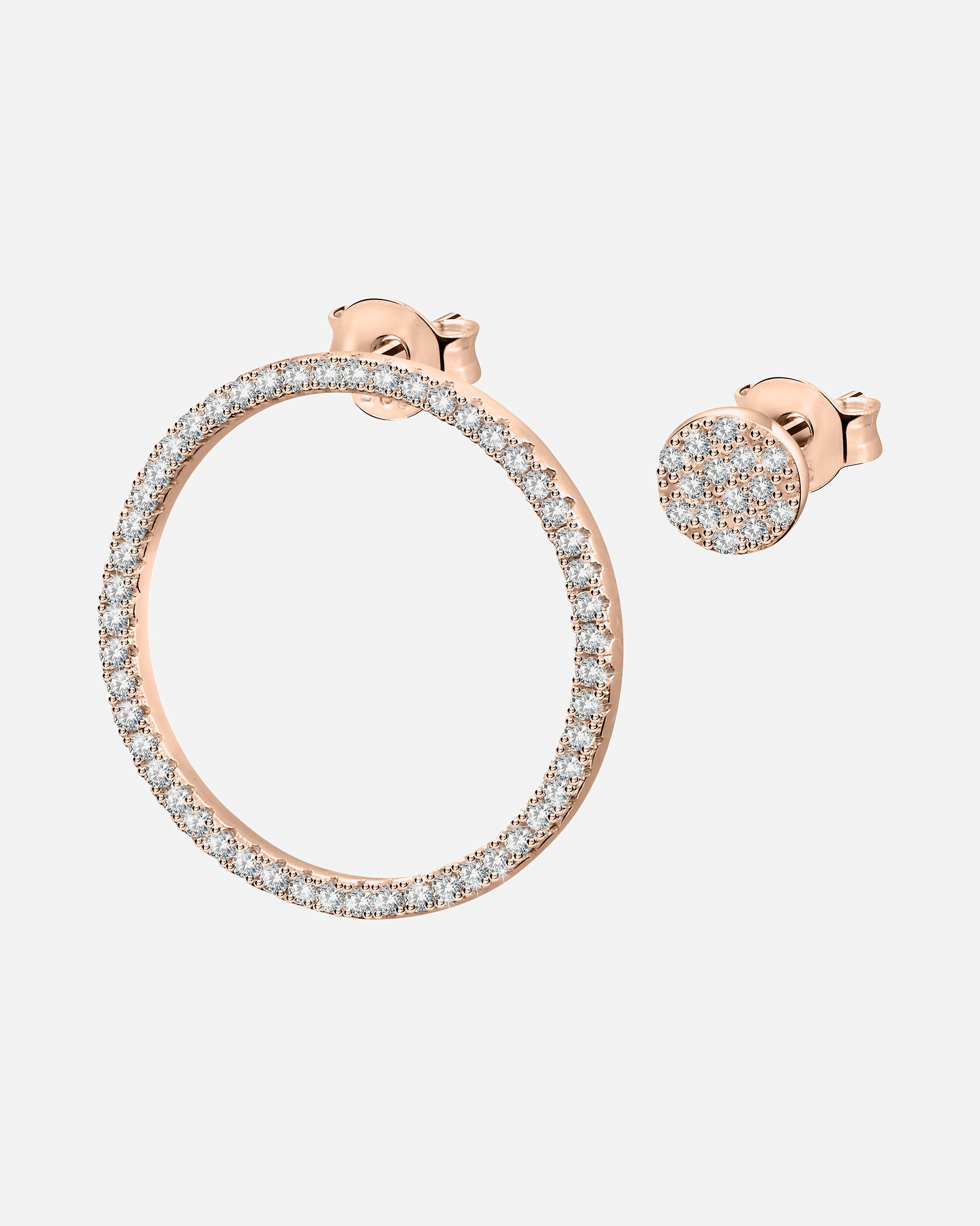 Ohrringe für Weiblich CHRIST Ohrstecker 925er Silber, recycelt roségold