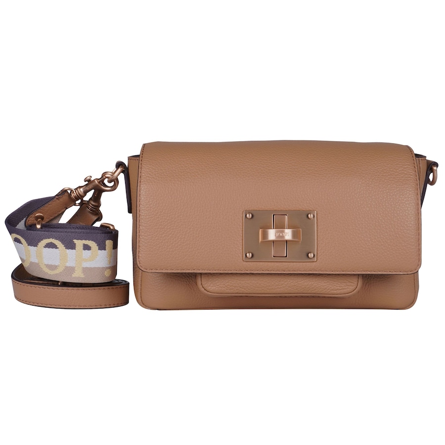 JOOP! Carino Muna Umhängetasche Leder 23 cm beige Hellbraun Damen