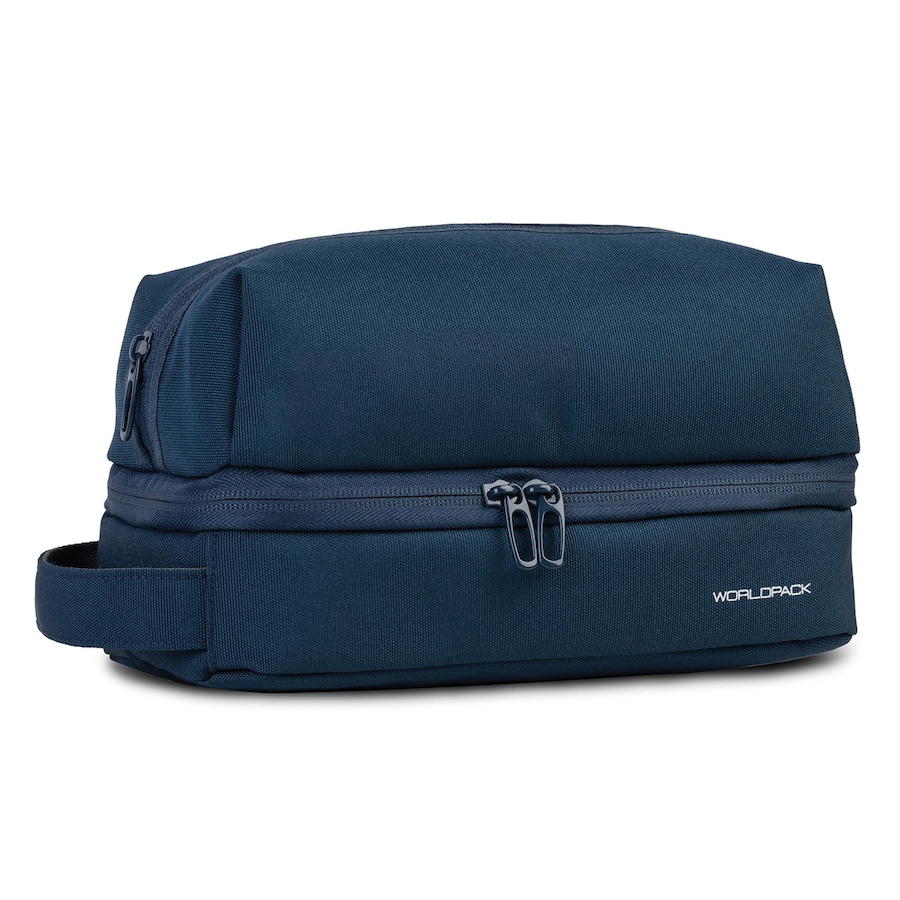 Worldpack Kulturbeutel marineblau Blau Herren