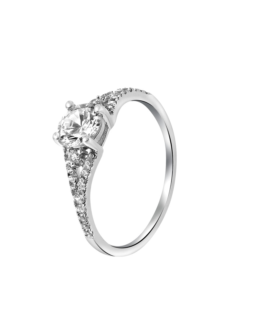 Lucardi Ringe 925 Silber - 49mm Damen