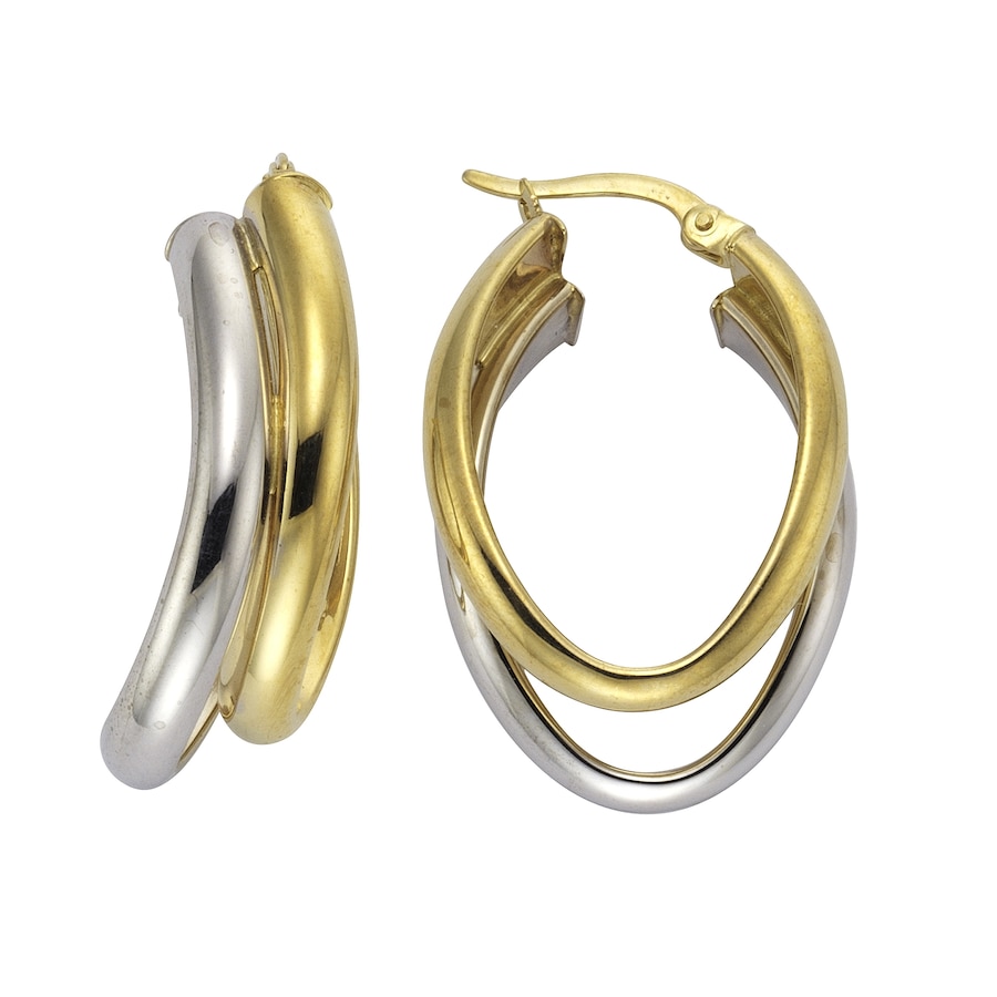 Celesta Ohrring 333/- Gold ohne mehrfarbig Weiss Damen