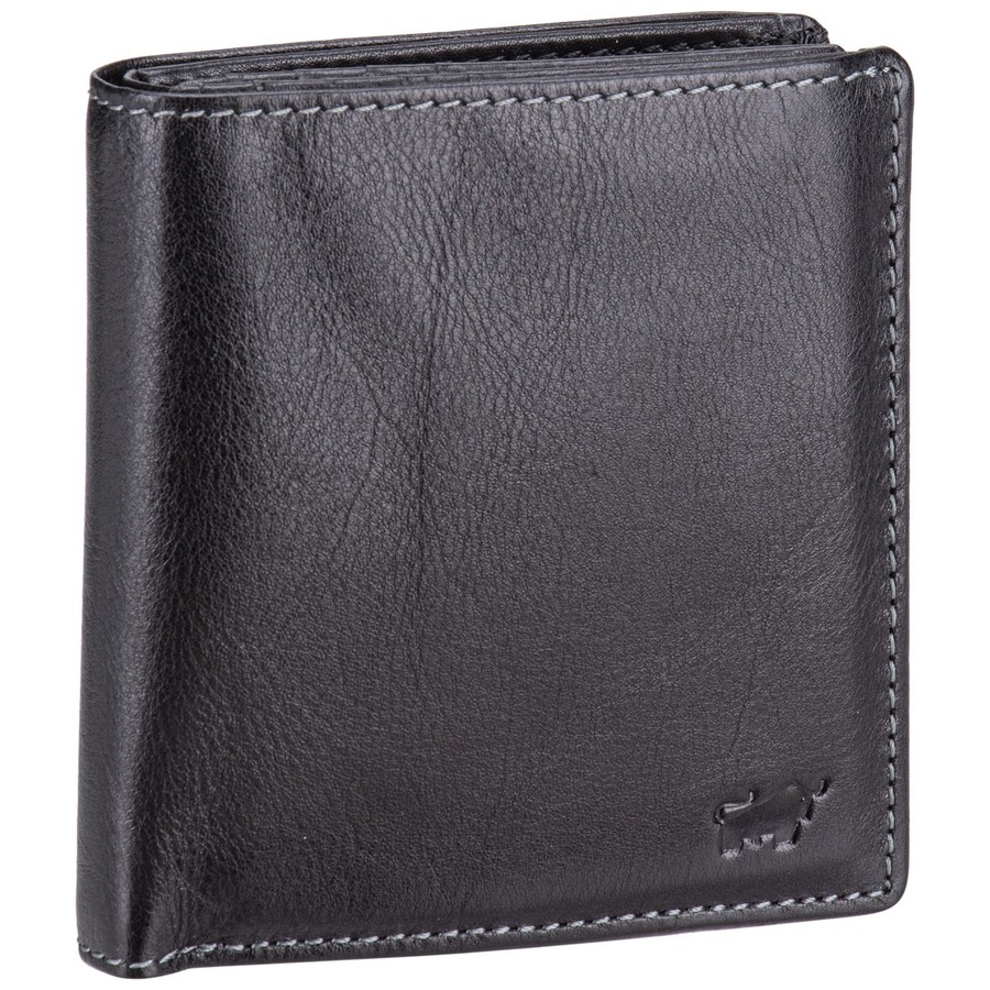 Braun Büffel Geldbörse Arezzo RFID Carré 8Cs Schwarz