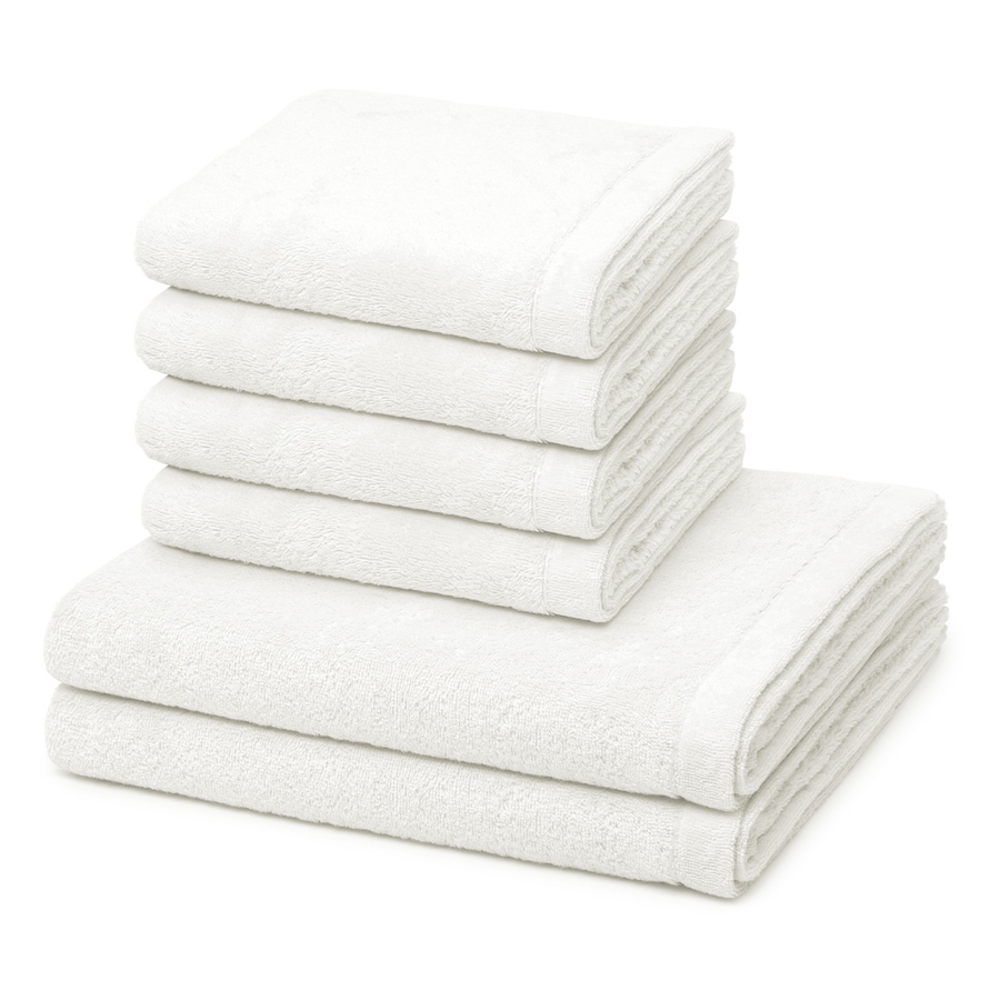 Cawö Handtuch-Set Lifestyle (6-teilig) Weiß Weiss