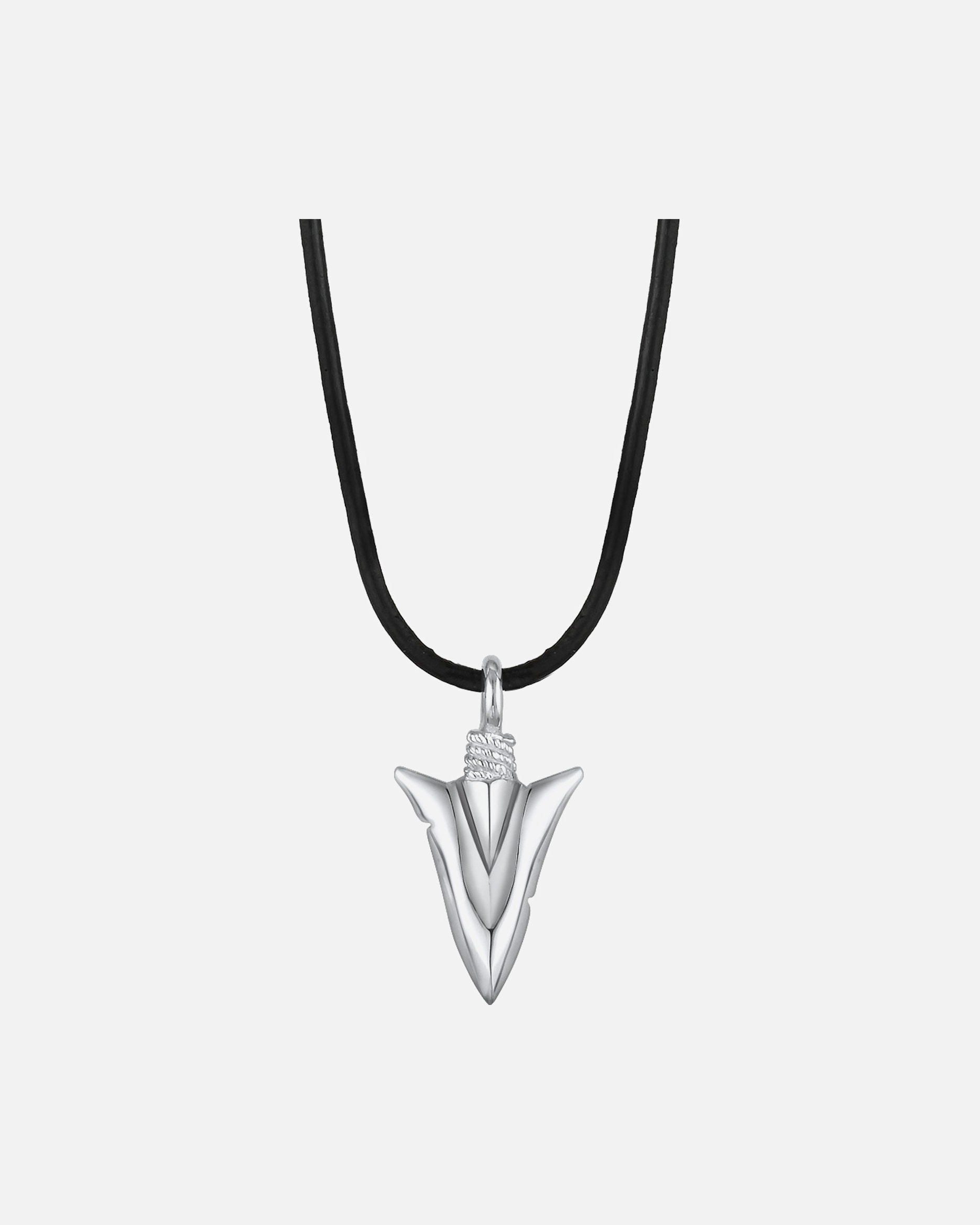 Halskette für Männlich KUZZOI Kette 925er Silber, Leder One Size