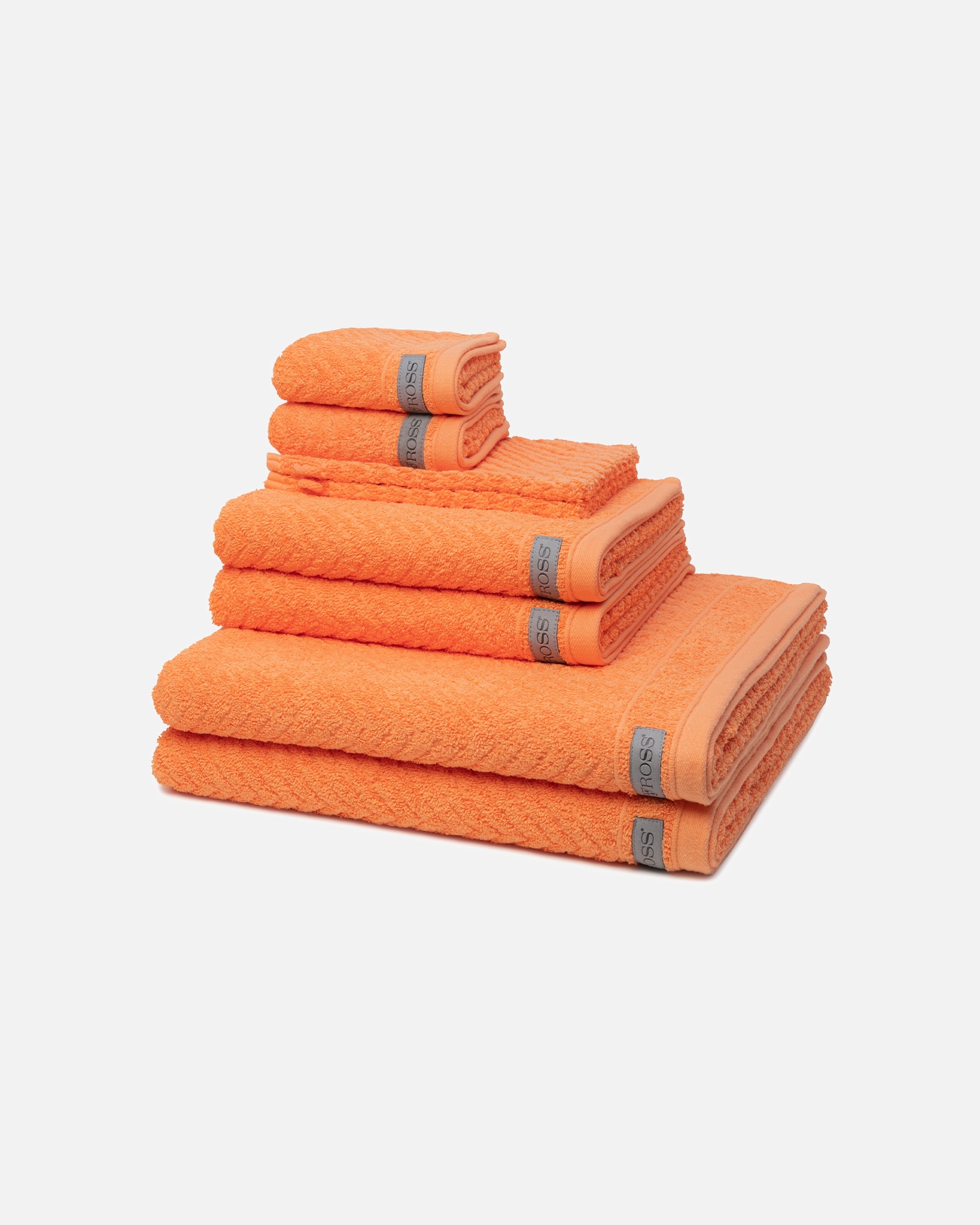 Handtuch für Unisex ROSS Smart 8-teilig Handtuch-Set Nektarine
