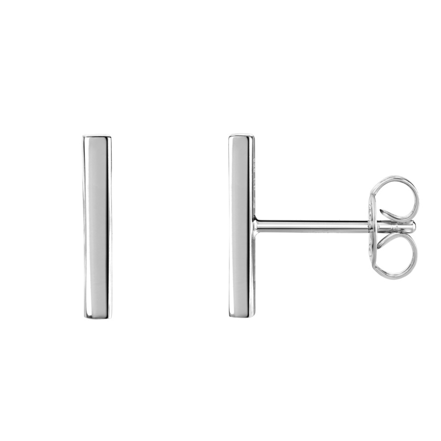 Celesta Ohrstecker 925 Sterling Silber rhodiniert 925/- weiß Damen