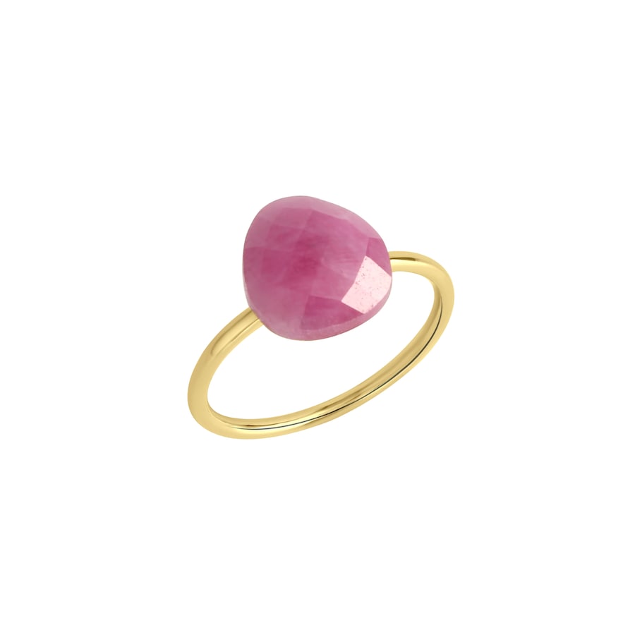 Jamelli Ring 925/- Sterling Silber Pink Safir pink 4,05ct. 058 (18,5) Damen