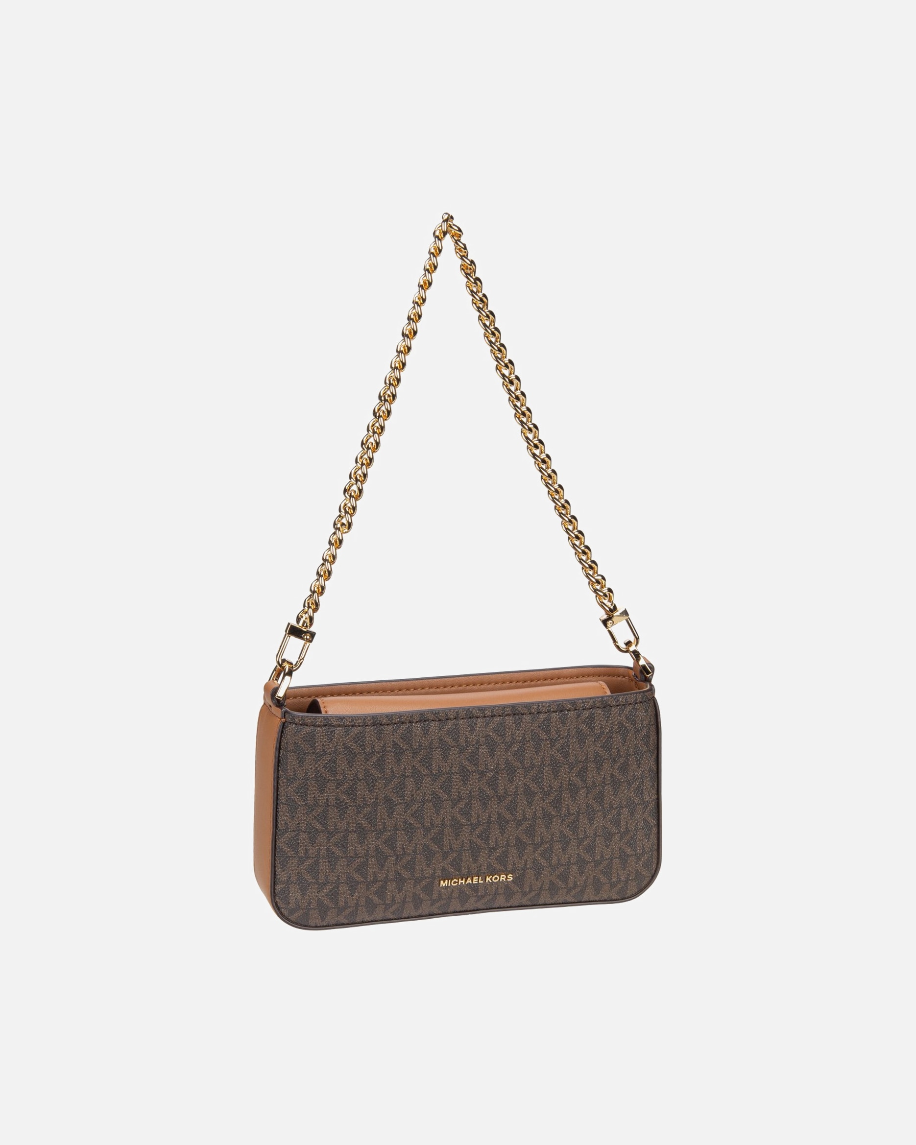 Handtasche für Weiblich Michael Kors Default Brand Line Handtasche Bryant SM Conv Xbody Pouchette Brown/Acorn