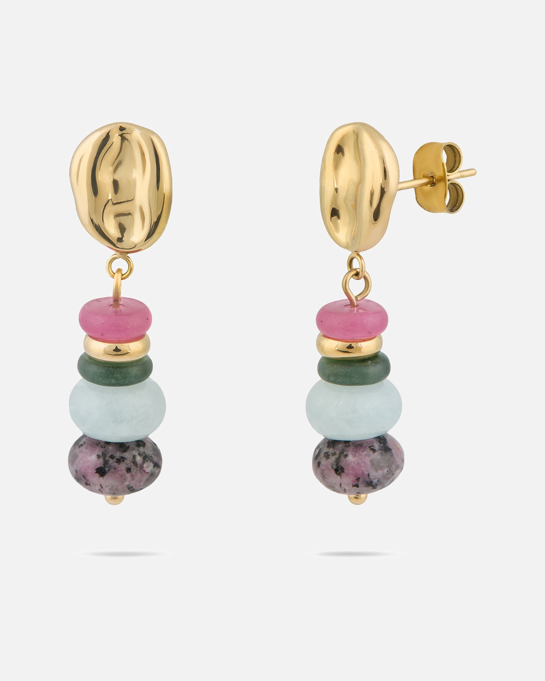 Ohrringe für Weiblich Tamaris Ohrhänger Edelstahl, Farbstein gold