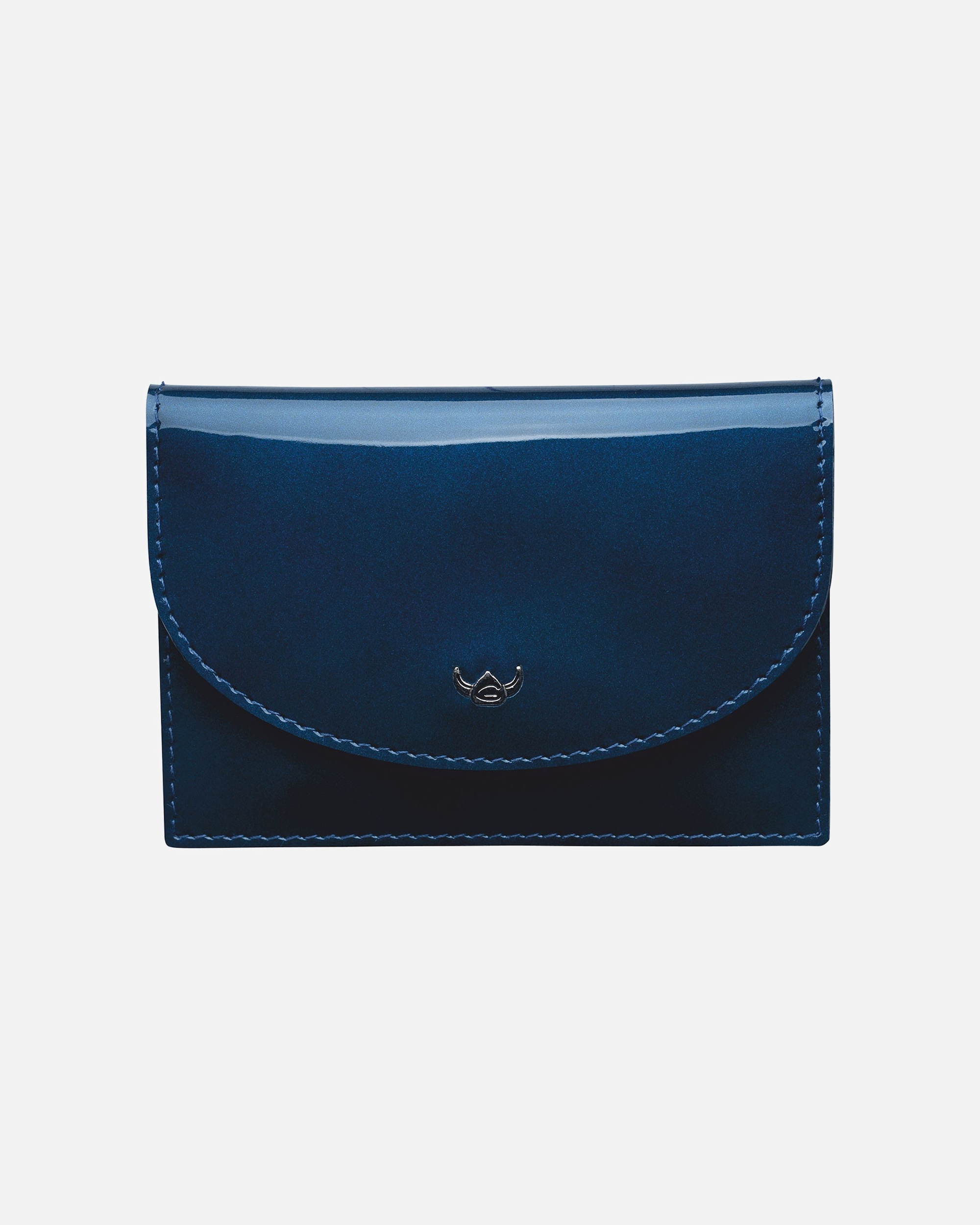 Etui für Weiblich Golden Head Carrara Kreditkartenetui blau