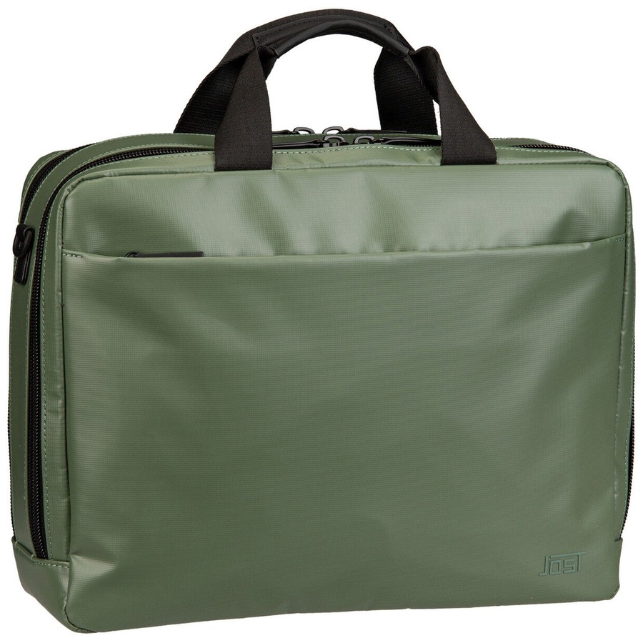 Jost Aktentasche Tolja Olive Grau