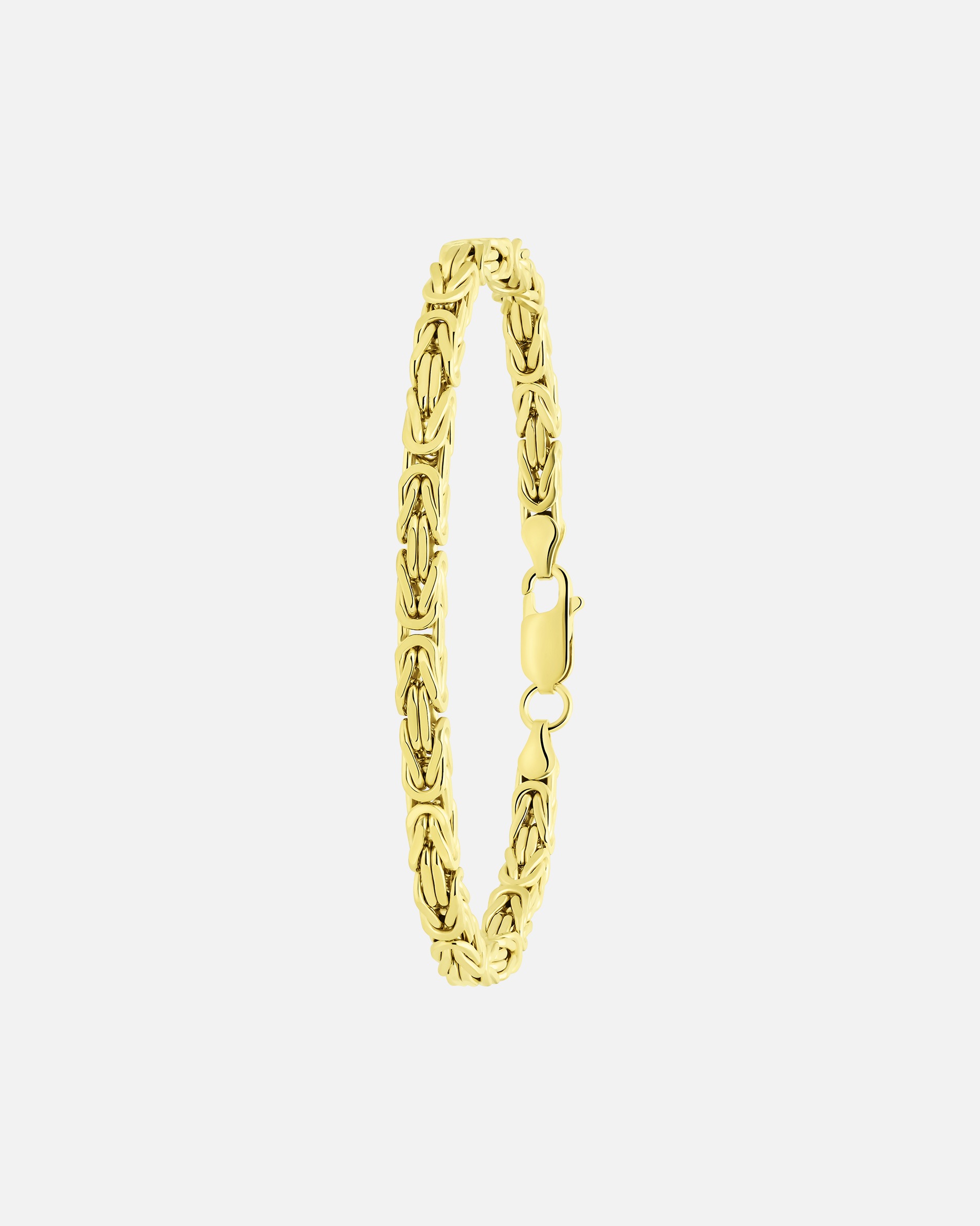 Armband für Männlich Lucardi Armband 925 Silber Gold - 19.0