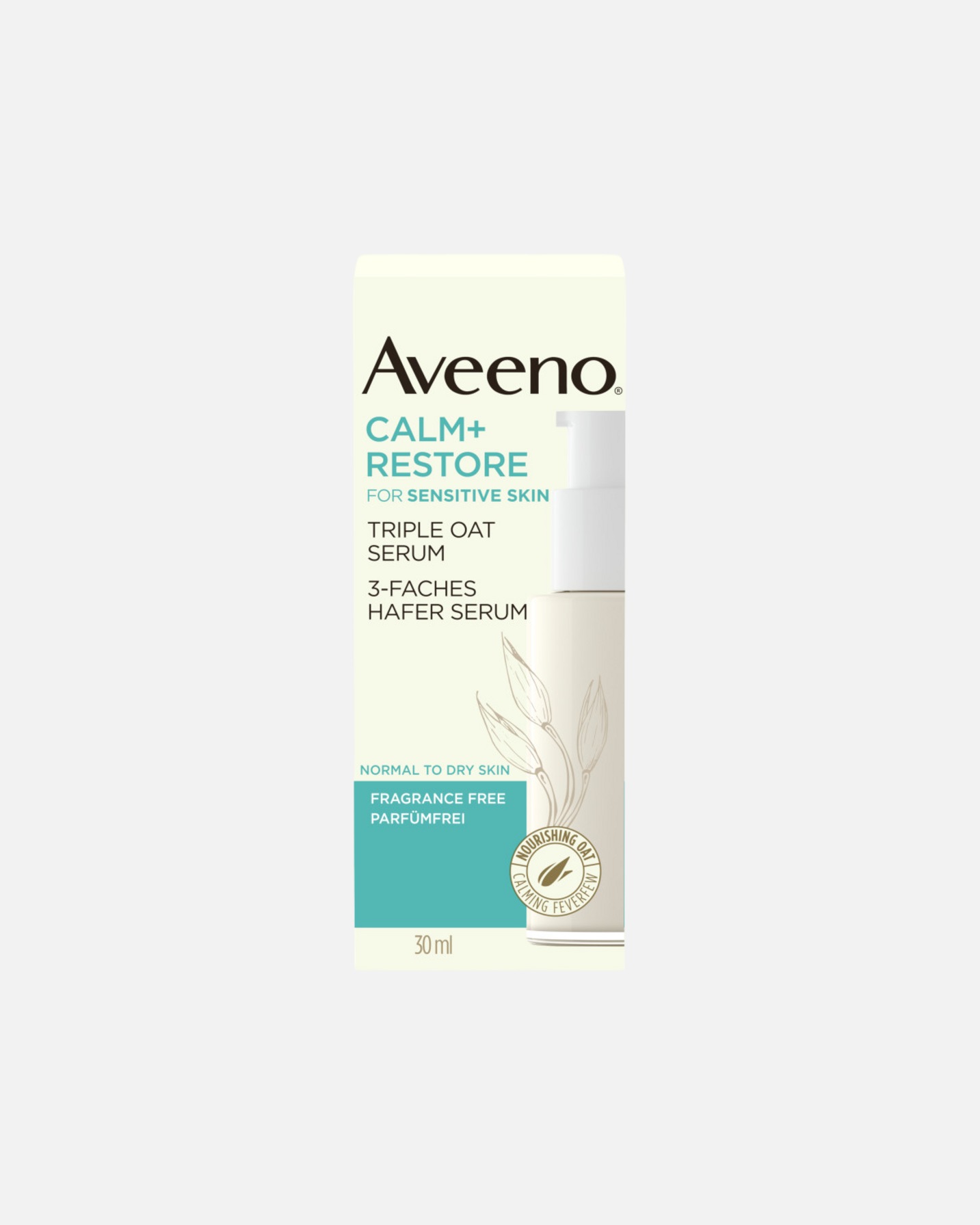 Gesichtscreme für Unisex Aveeno Default Brand Line Calm+ Restore 3-faches Hafer 30 ml