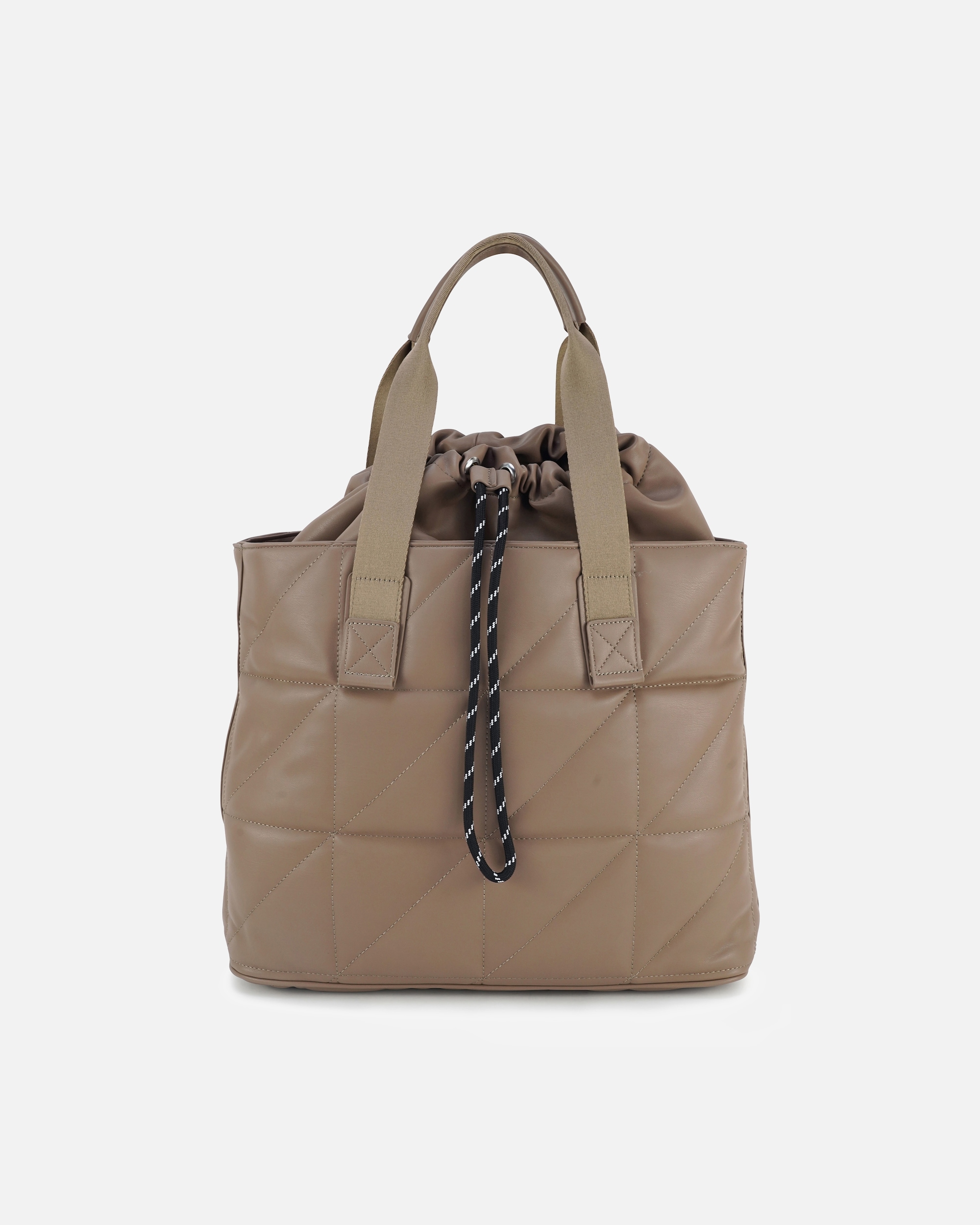 Umhängetasche für Unisex HARPA Schultertasche MORGANA mit Befestigungsschlaufe für den Trolleygriff hellbraun