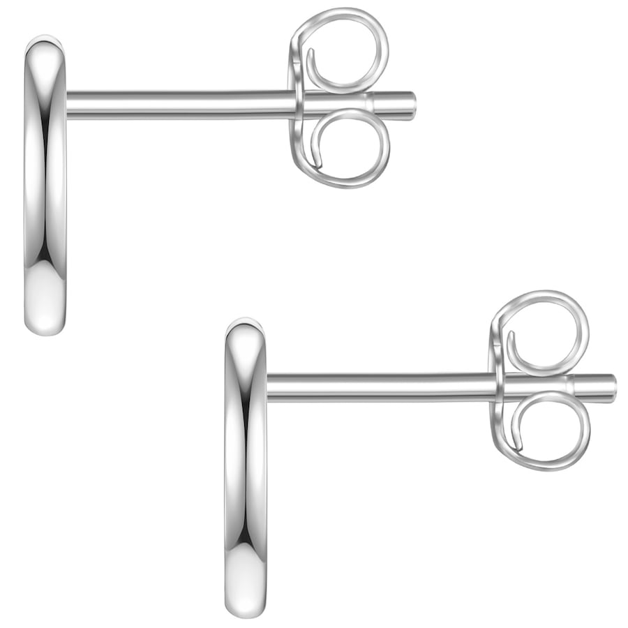 Glanzstücke München Ohrstecker Mond Sterling Silber in Roségold 8,8 mm Damen
