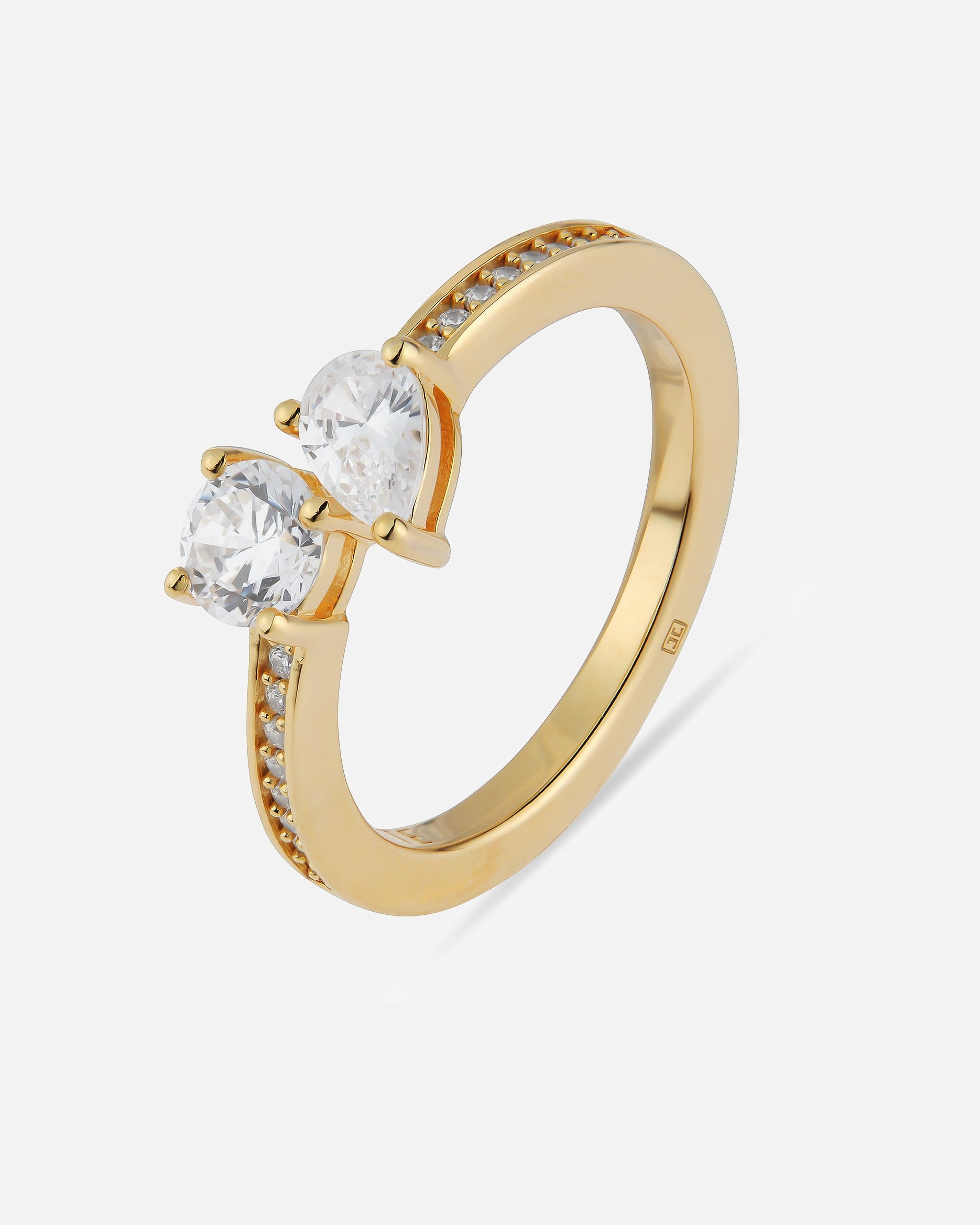 Ring für Weiblich Jette Damenring 925er Silber, recycelt 51