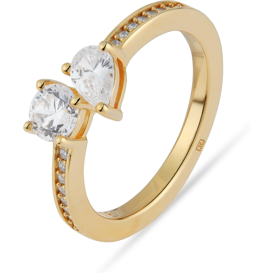 Jette Damenring 925er Silber, recycelt 53 Damen