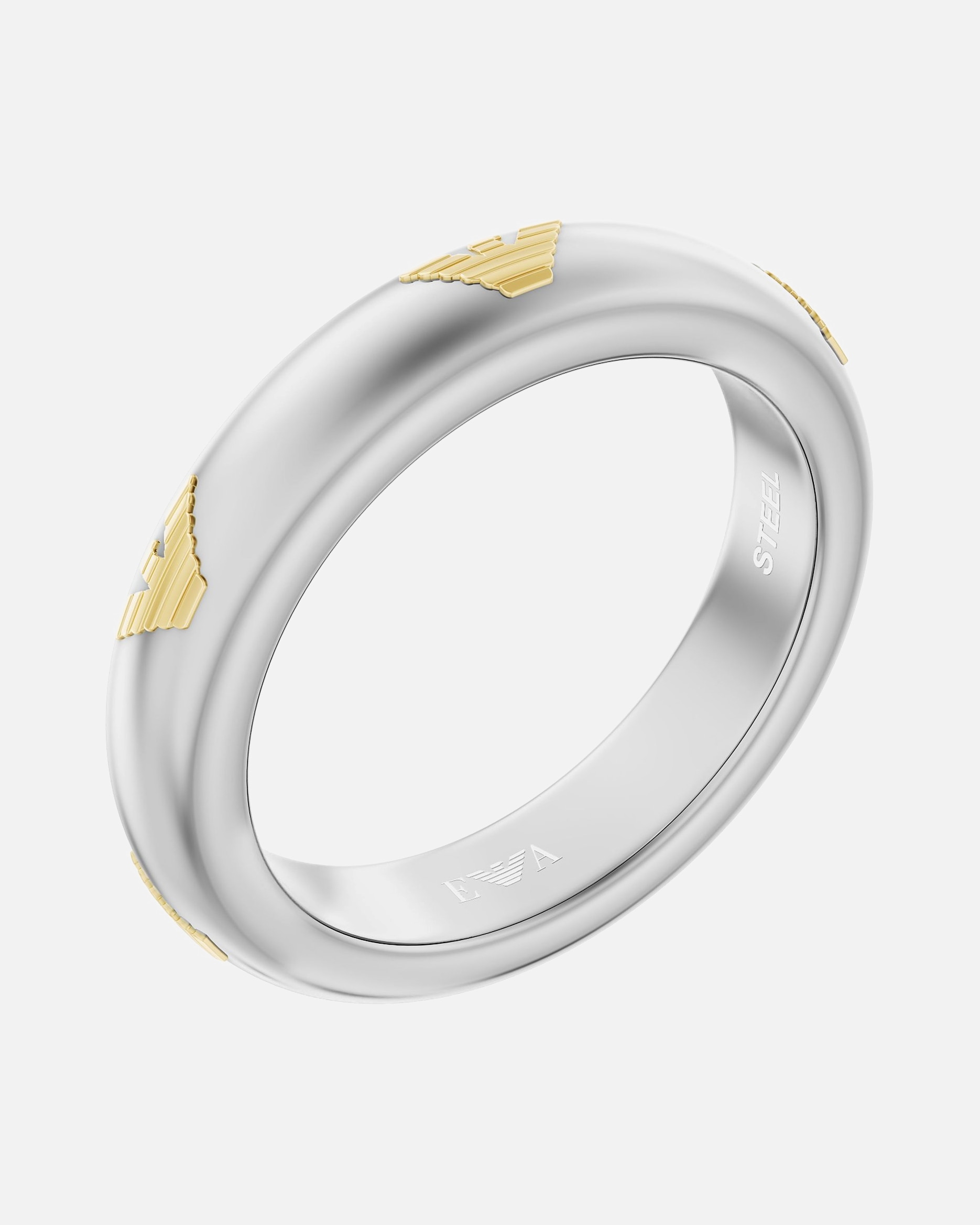 Ring für Männlich Emporio Armani Herrenring Edelstahl 64