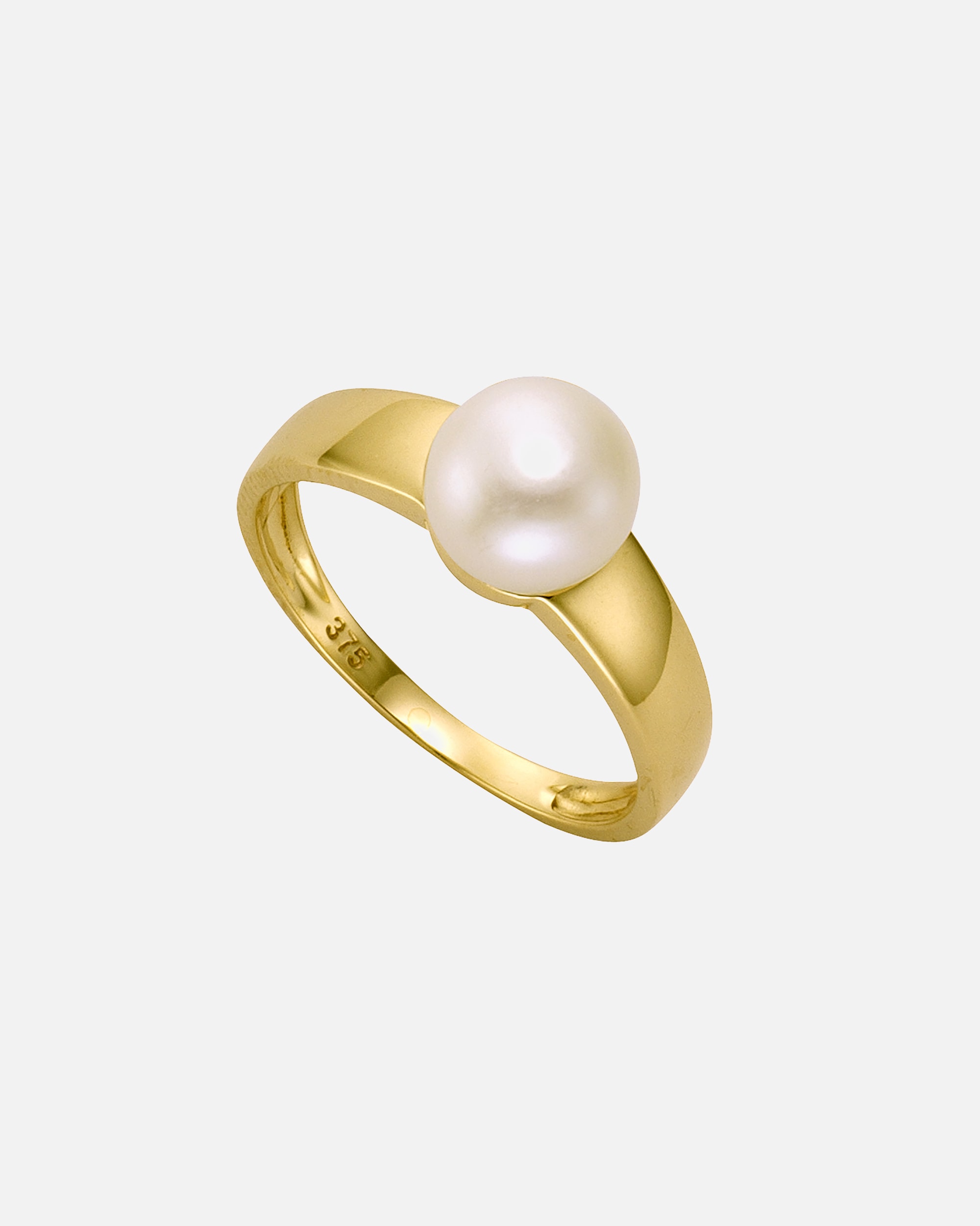 Ring für Weiblich Fascination by Ellen K. Ring 375/- Gold Süßwasserzuchtperle weiß 058 (18,5)