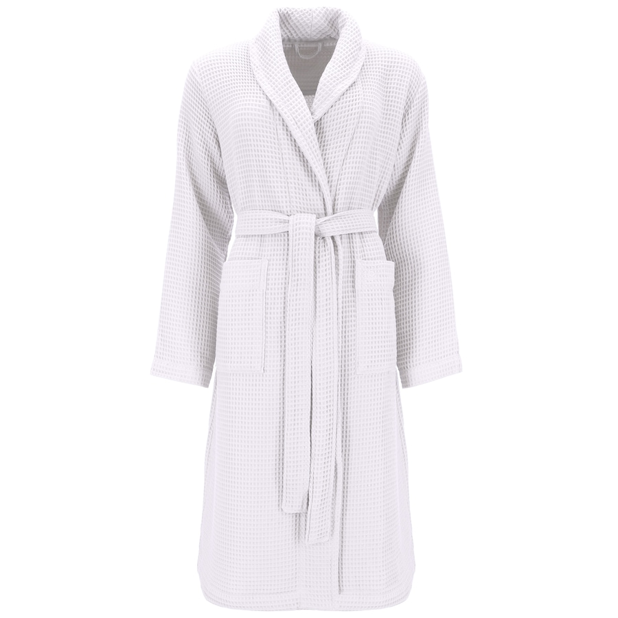 Bugatti Bademäntel Damen Schalkragen Lorrella weiß - 0300 XS