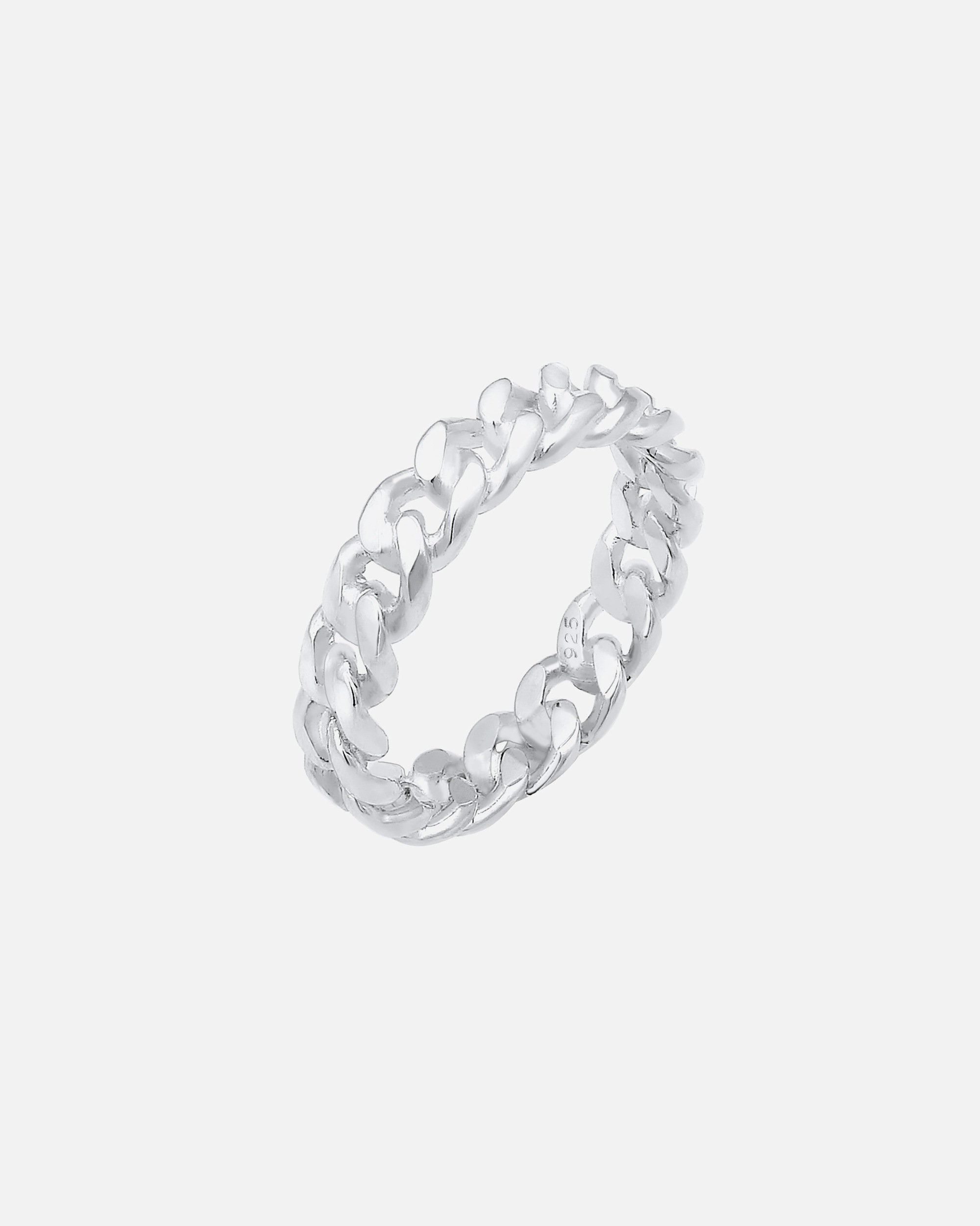 Ring für Weiblich Elli Bandring Knoten Unendlich Twisted 925 Silber 56
