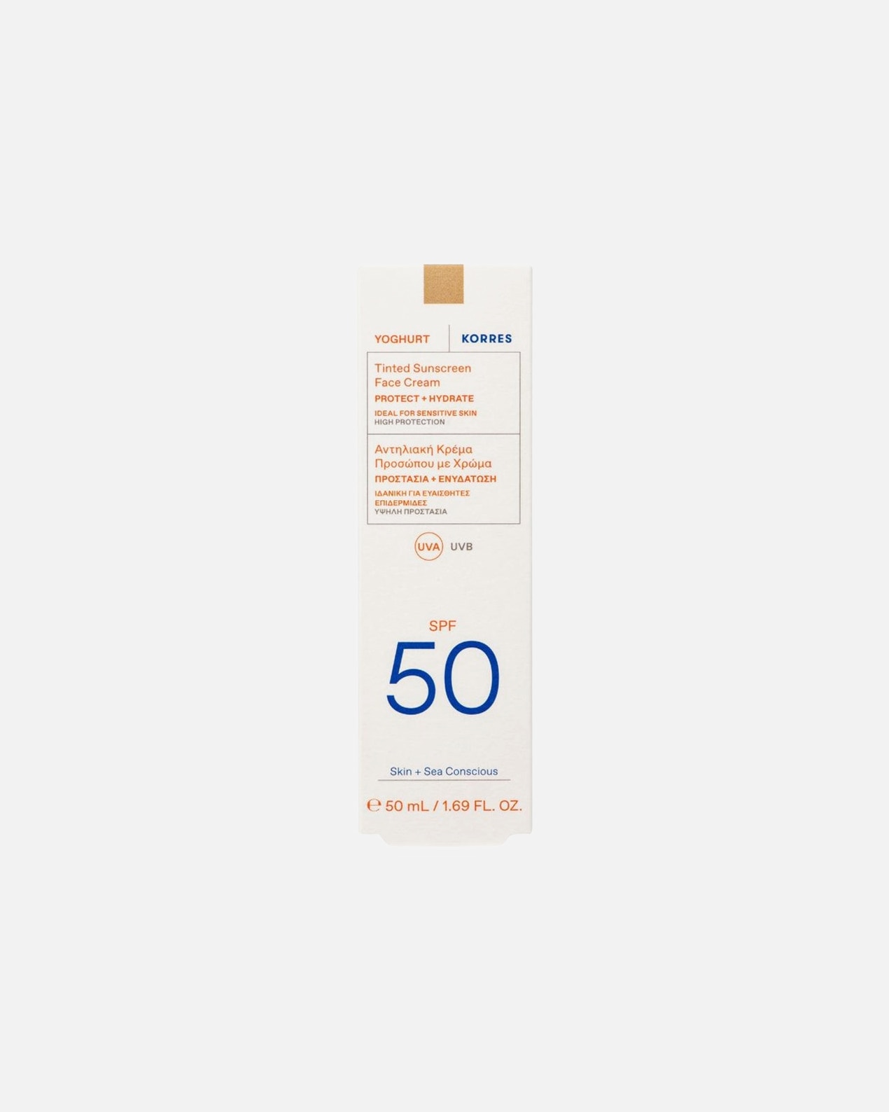 Sonnencreme für Weiblich KORRES Yoghurt Getönte Sonnencreme für das Gesicht SPF50 50 ml