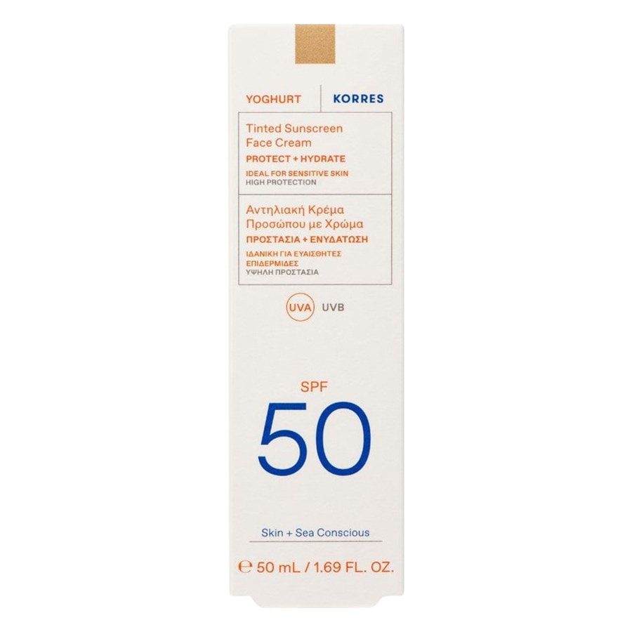 KORRES Yoghurt Getönte Sonnencreme für das Gesicht SPF50 50 ml Damen